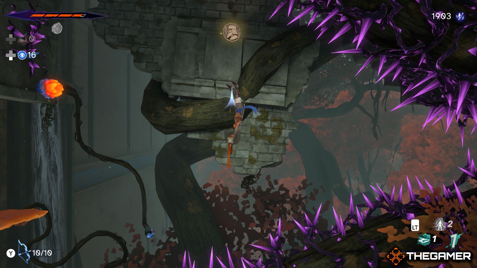Sargon Hanging On A Pole On Purple Thorns Below Second Xerxes Coin Of Hyrcanian Forest