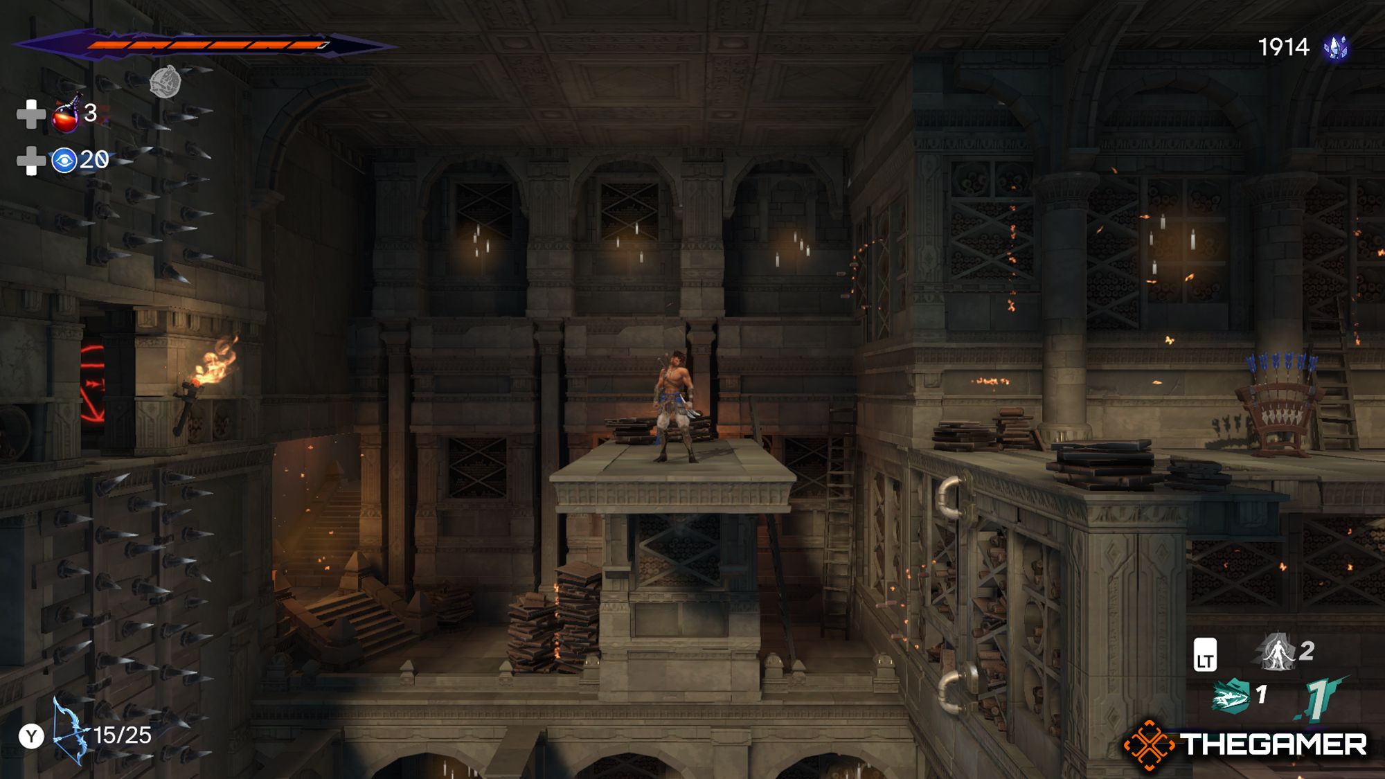 Sargon In A Room With Spiked Walls