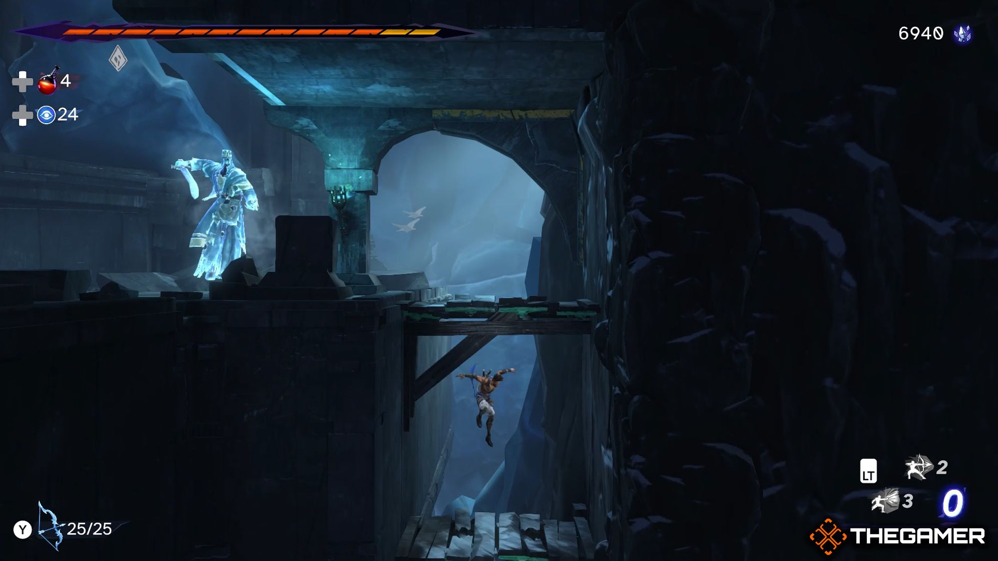 Sargon Running Away From Lich Enemy