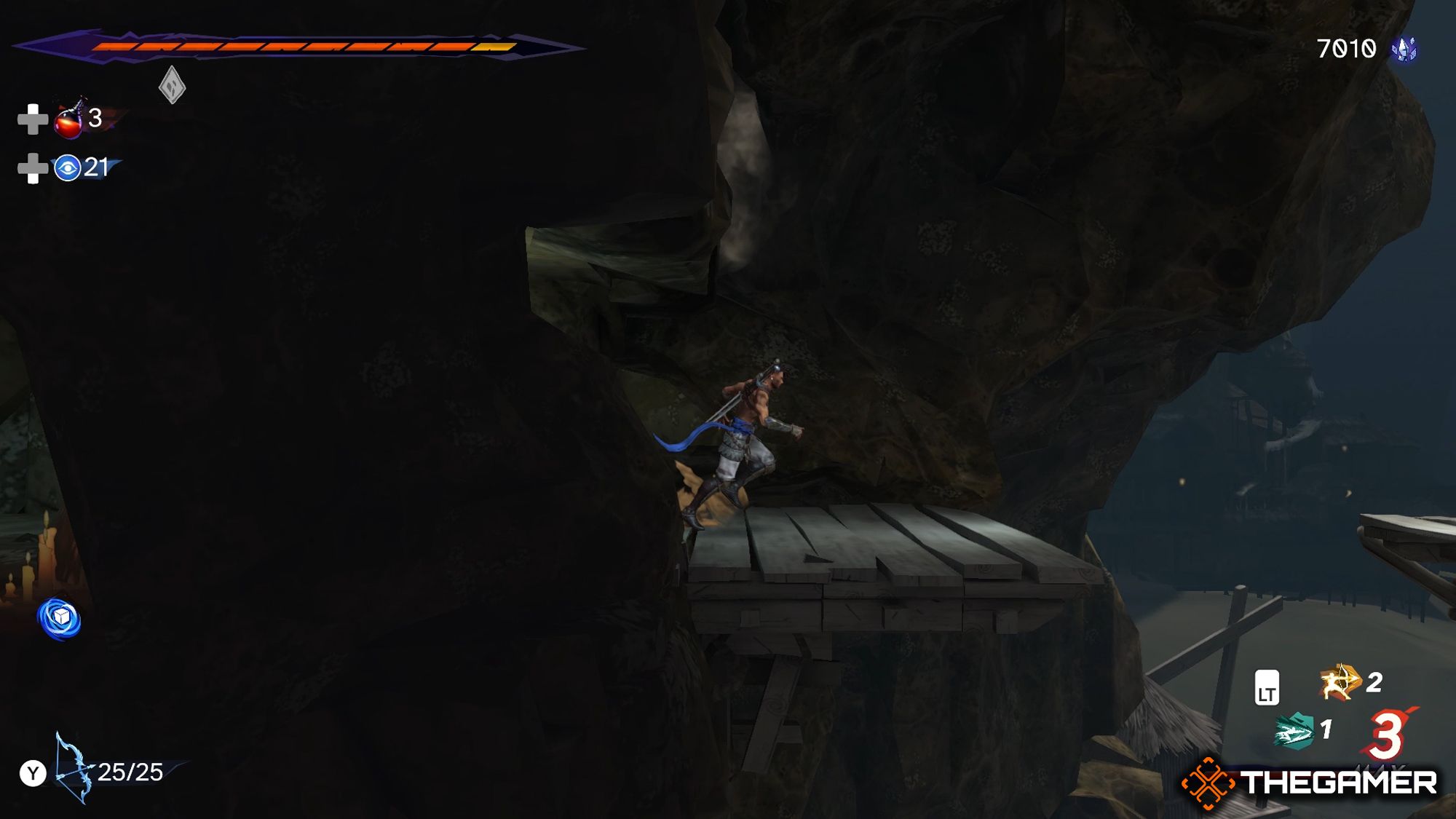 Sargon Running In A Cavern Like Area