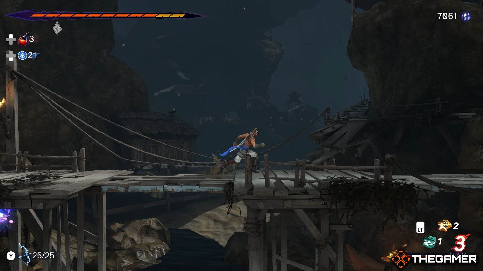 Sargon Running On Wooden Bridge