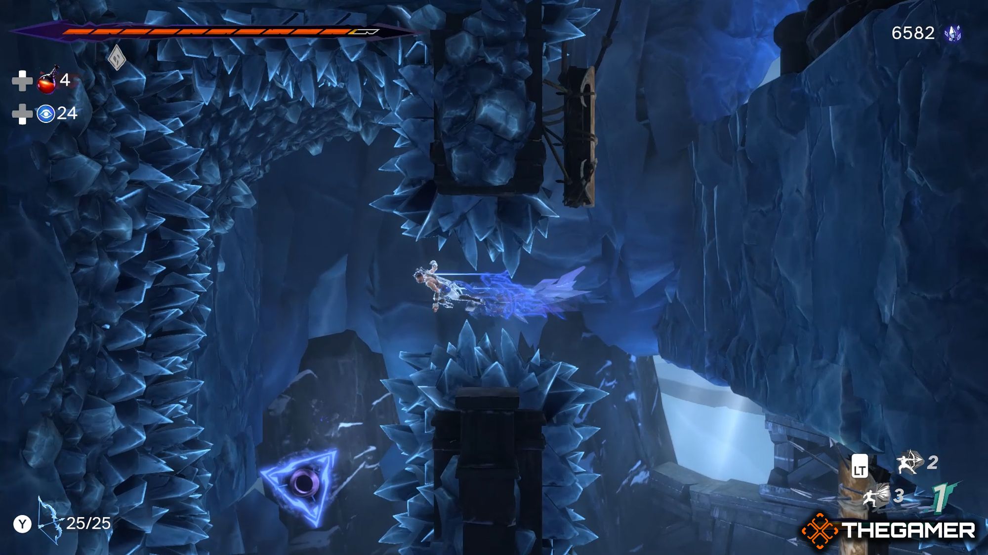 Sargon Rushing Between Icy Walls