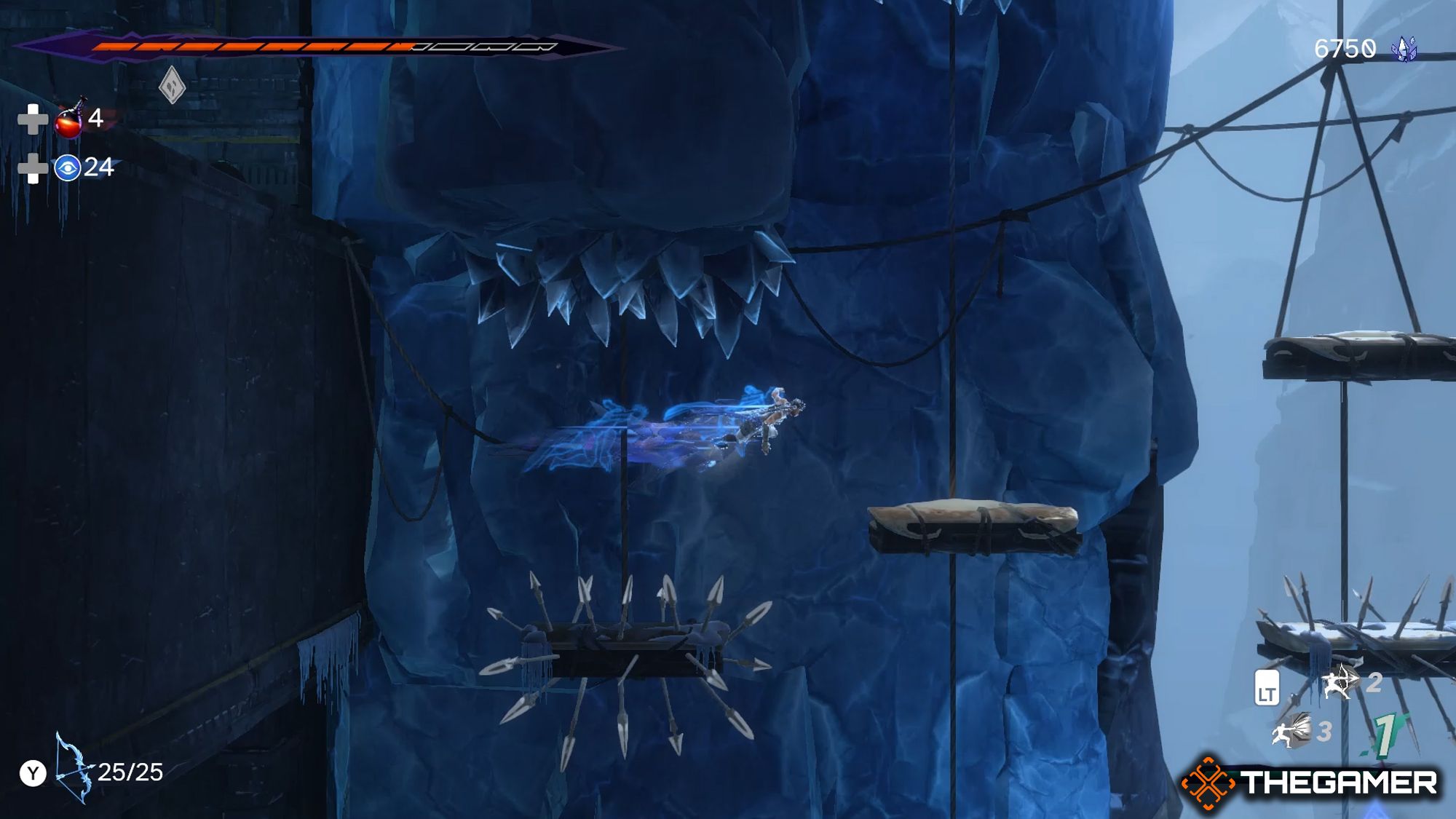Sargon Rushing In Icy Area