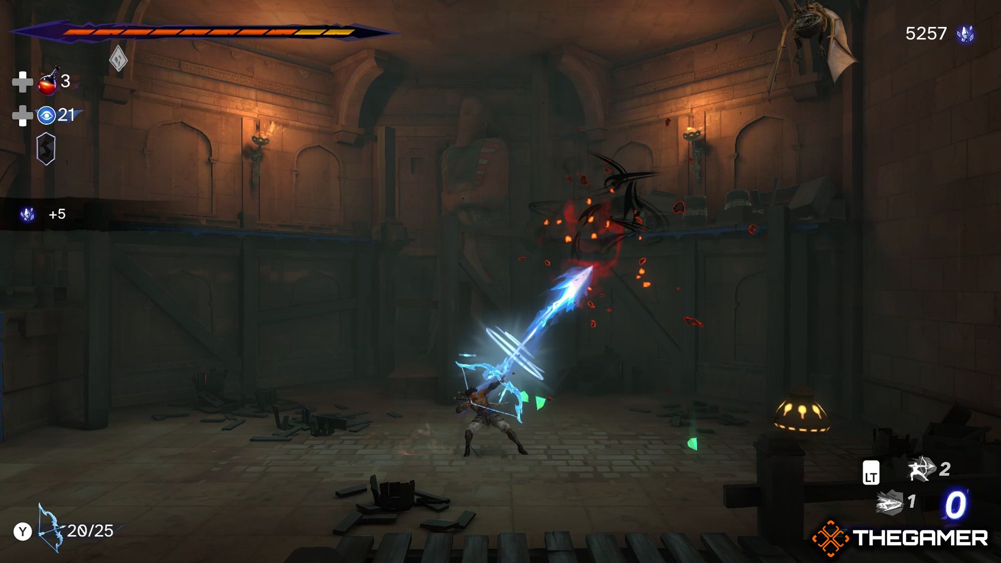 Sargon Shooting An Arrow To Imp