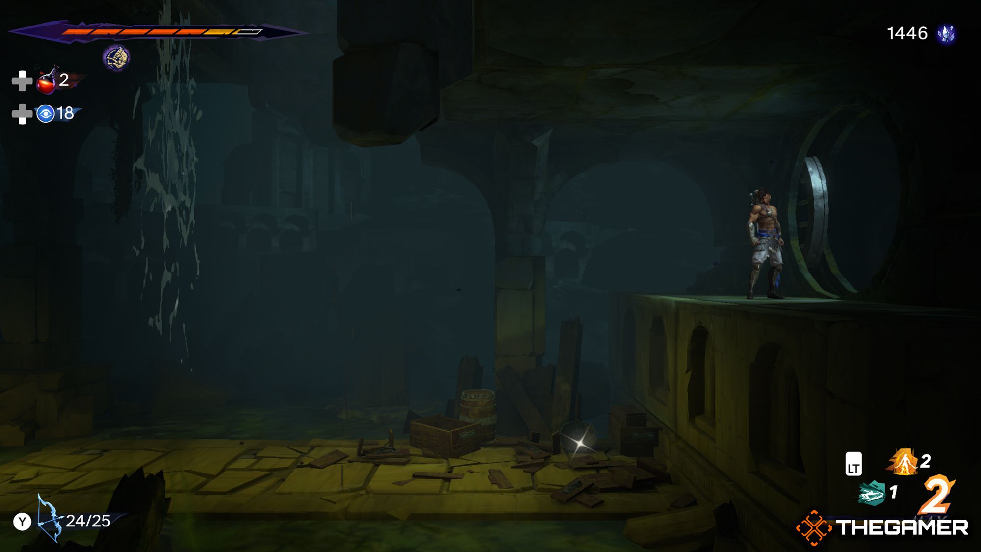 Sargon Standing Above A Lore Item
