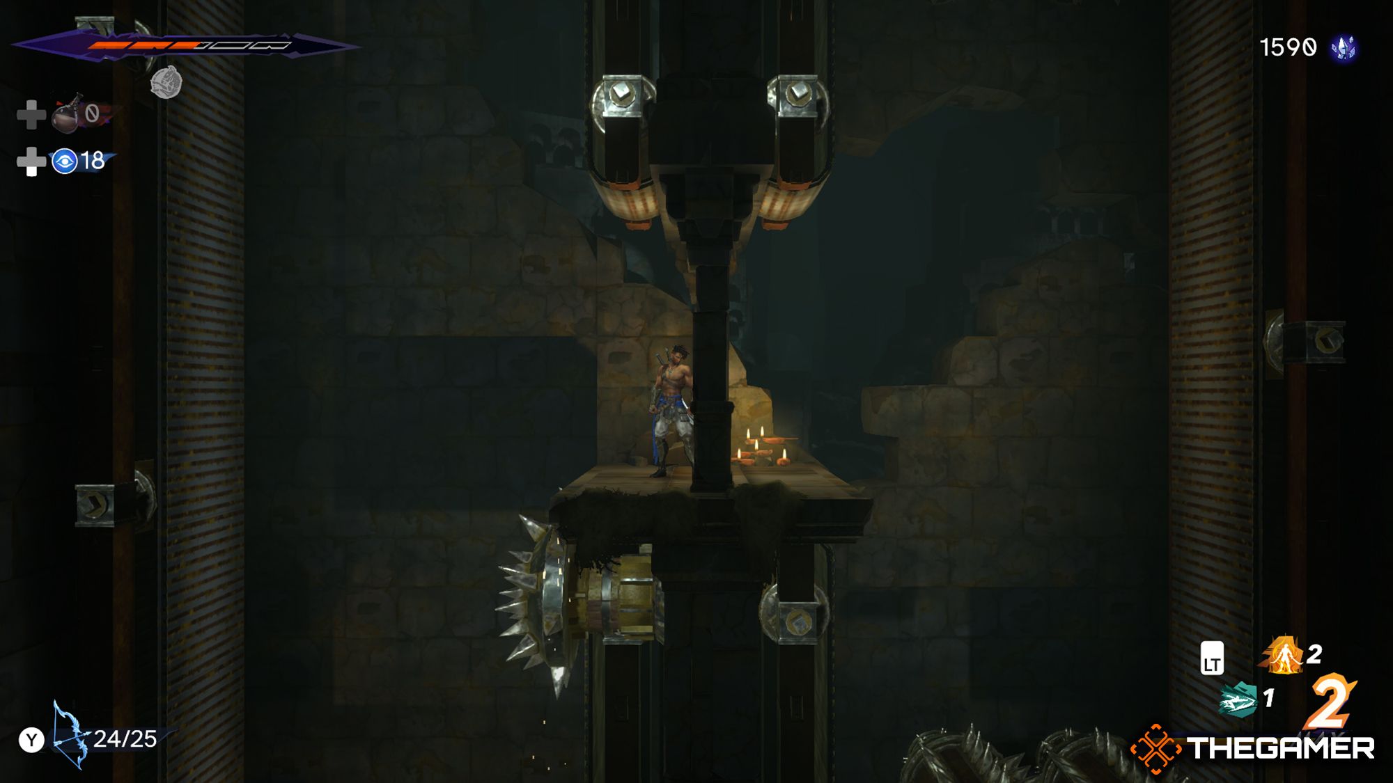 Sargon Standing In Between Conveyor Walls