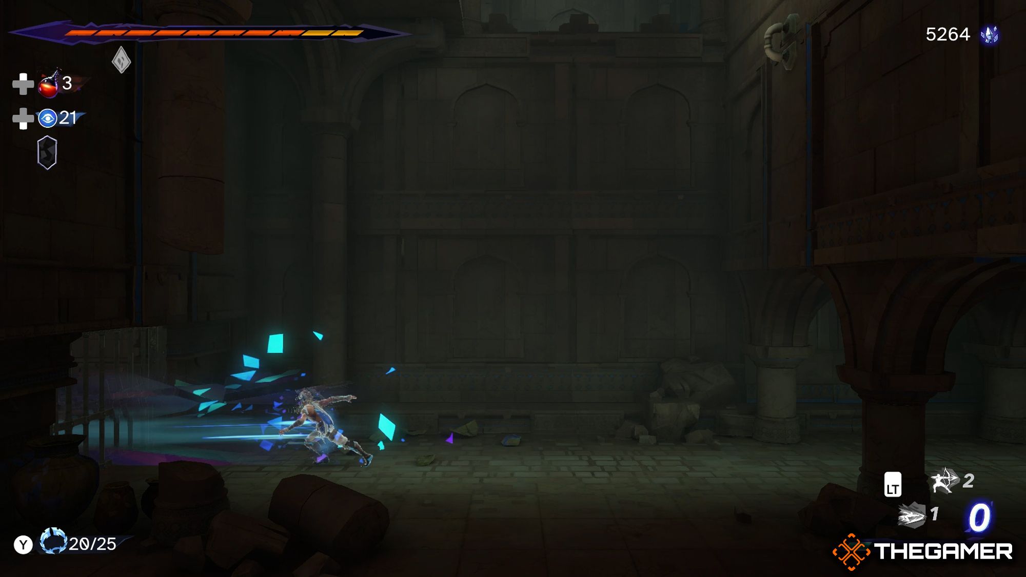 Sargon Using Chakram Shadow of Simurgh Power And Teleporting