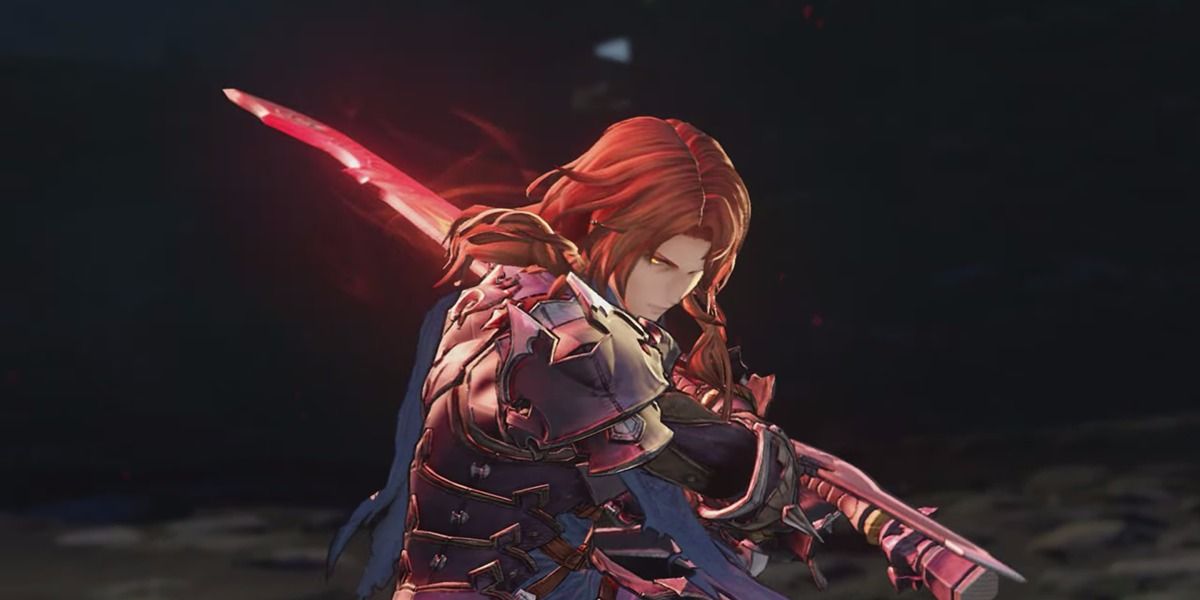 Siegfried unleashing the Schwarze Faenge in Granblue Fantasy: Relink