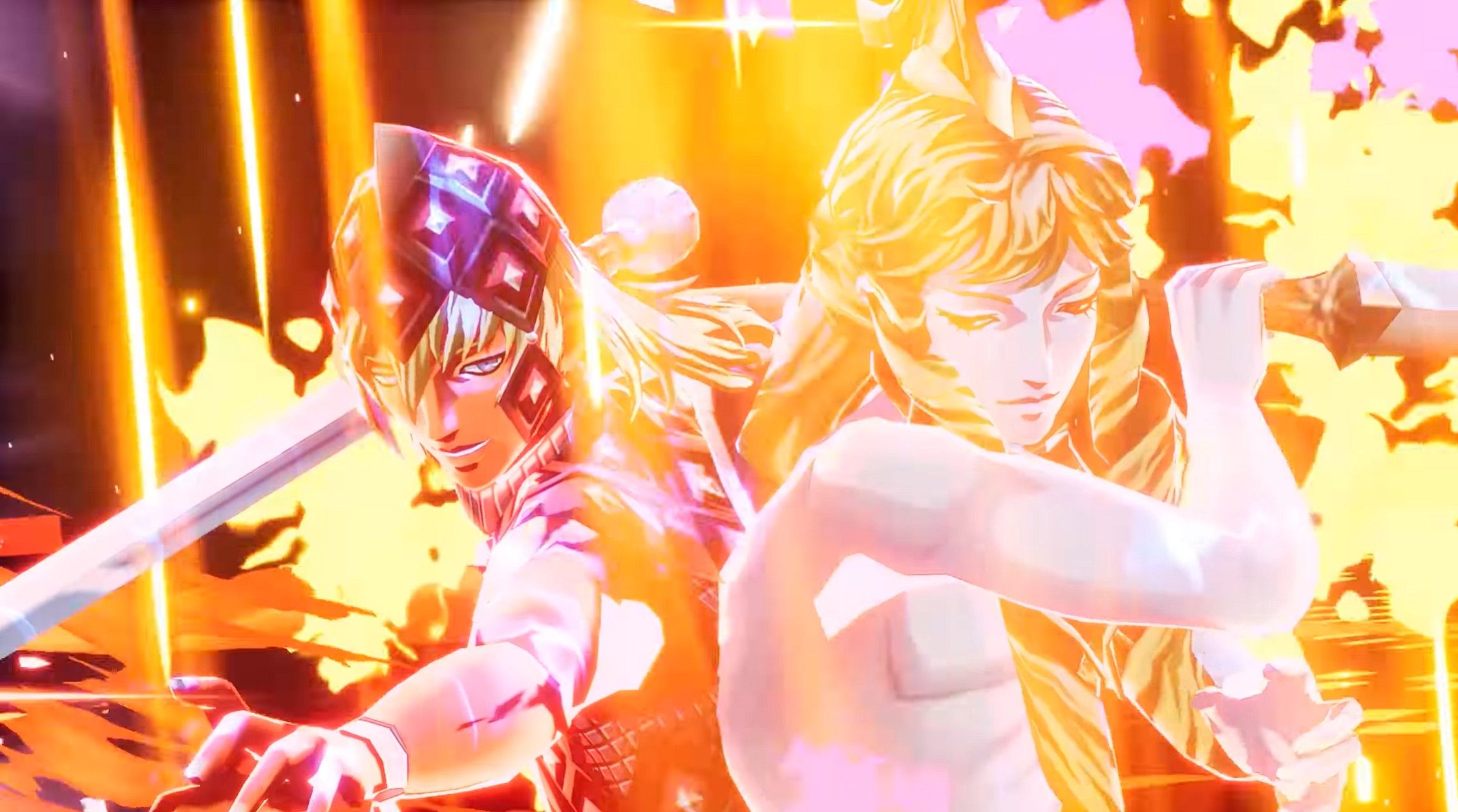 siegfried and mithras performing scarlet havoc persona 3 reload theurgy skills p3r