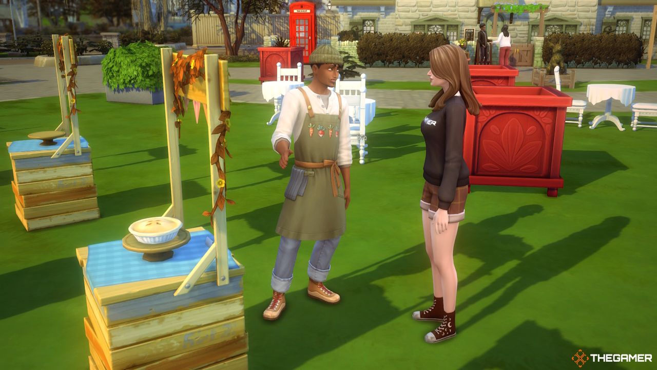 A pie entry in the Finchwick Fair in The Sims 4