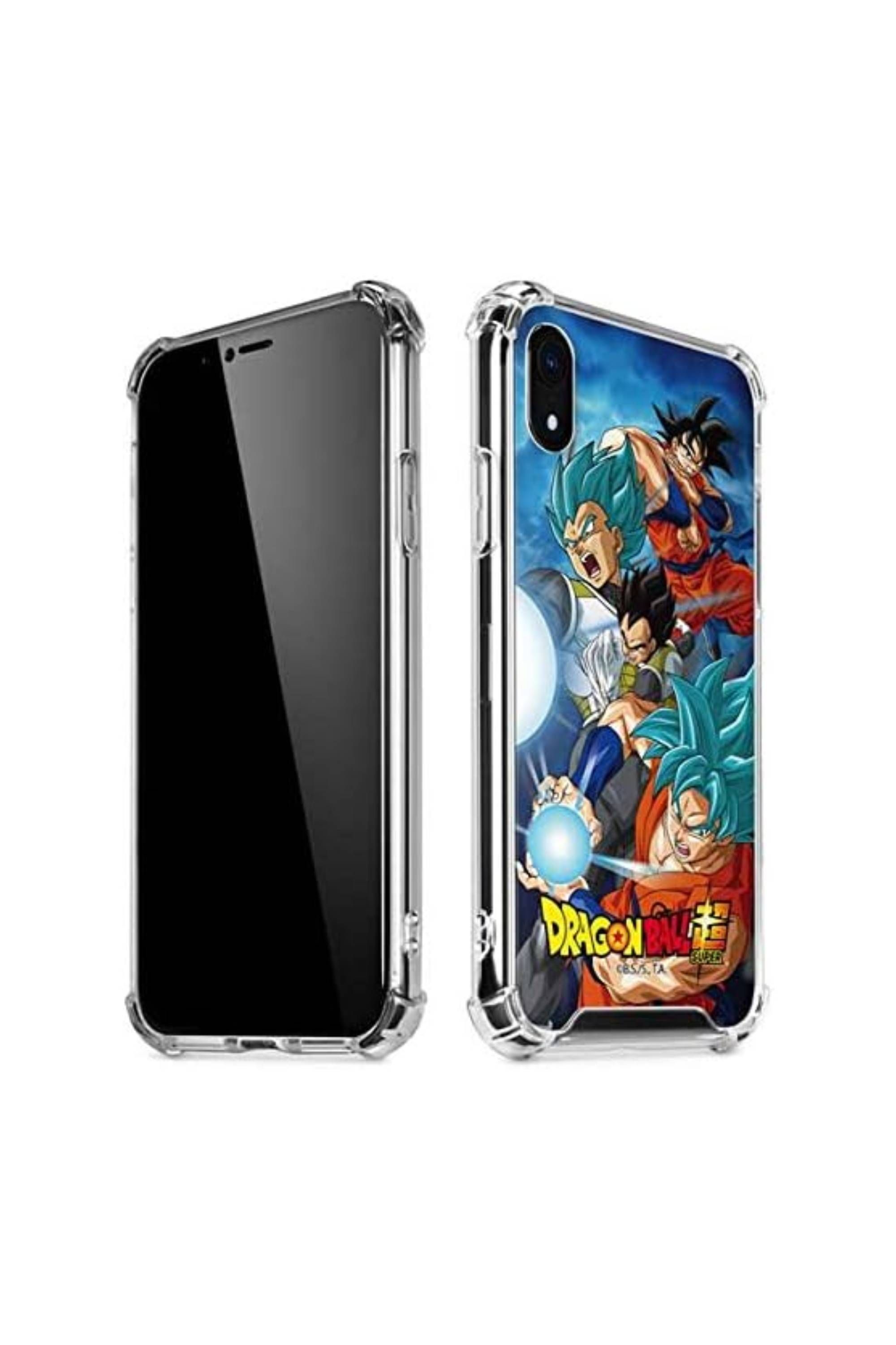 Skinit Dragon Ball Super Goku Vegeta Clear Phone Case for iPhone XR