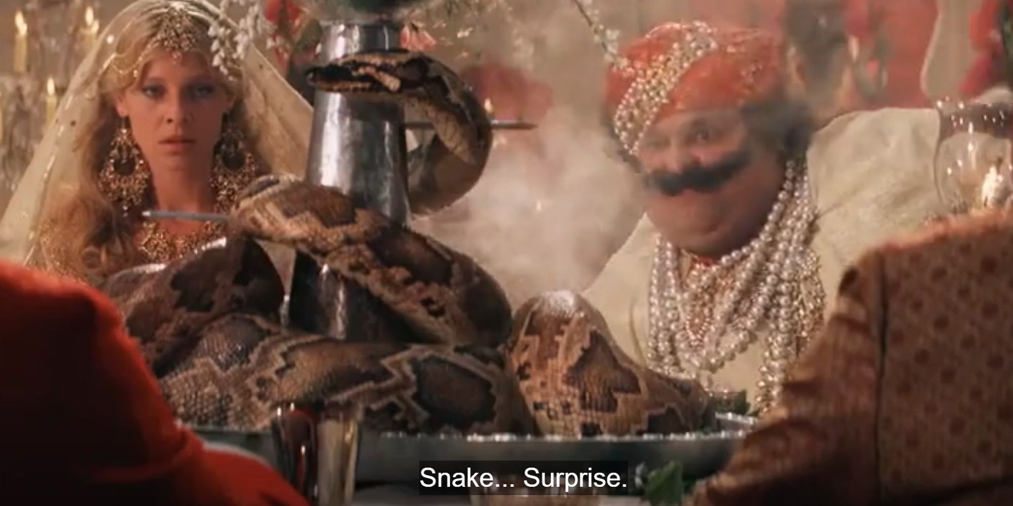 Indiana Jones: Temple Of Doom - Willie And A Large Dish Of Snake Surprise