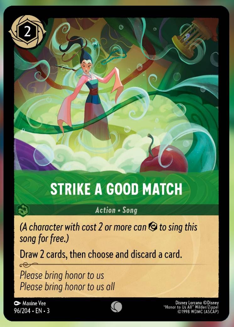 strike a good match lorcana