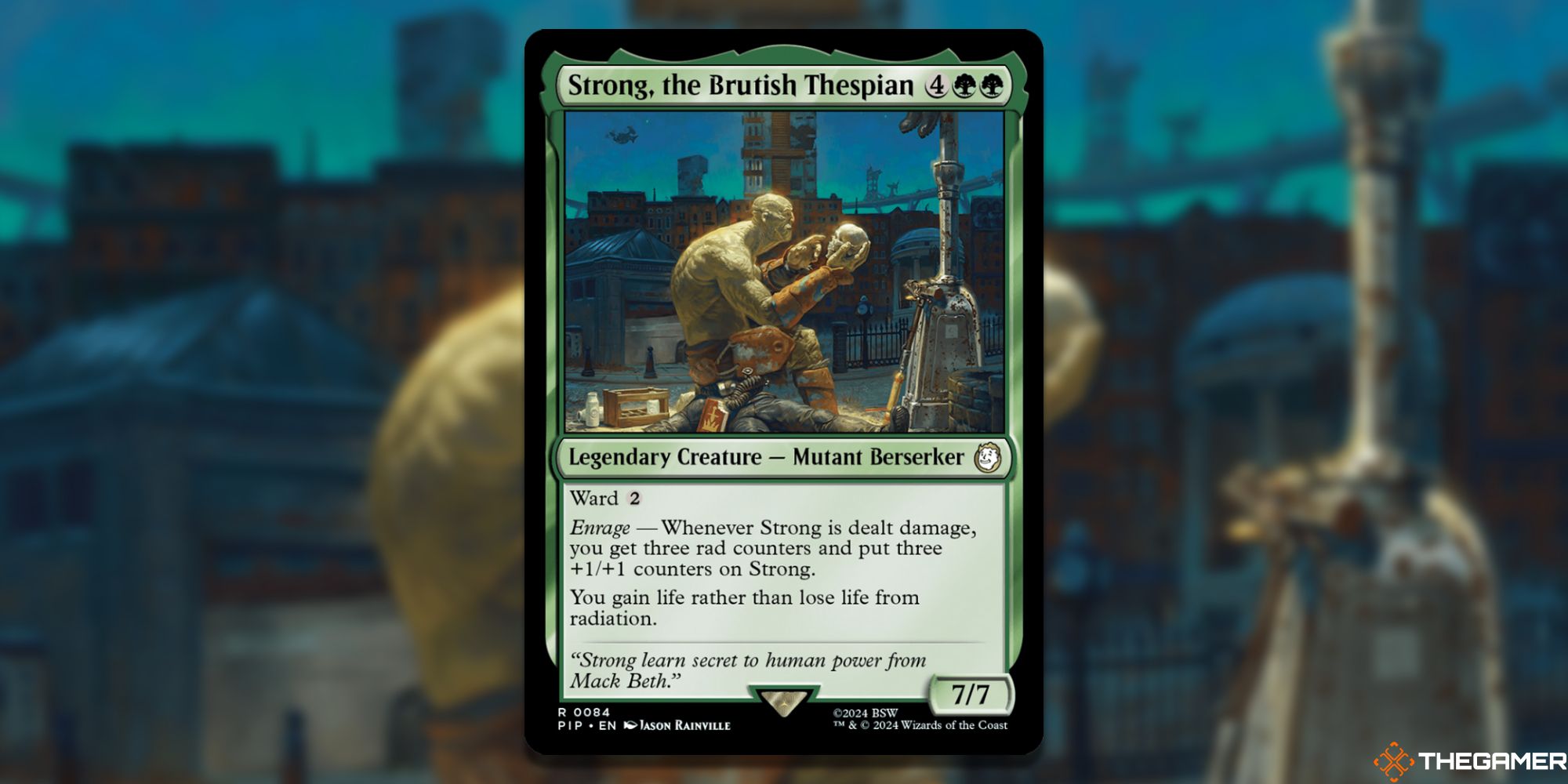 MTG: Strong, the Brutish Thespian card