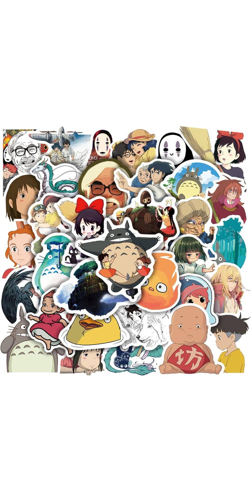 Studio Ghibli Waterproof Vinyl Stickers 50 PCS