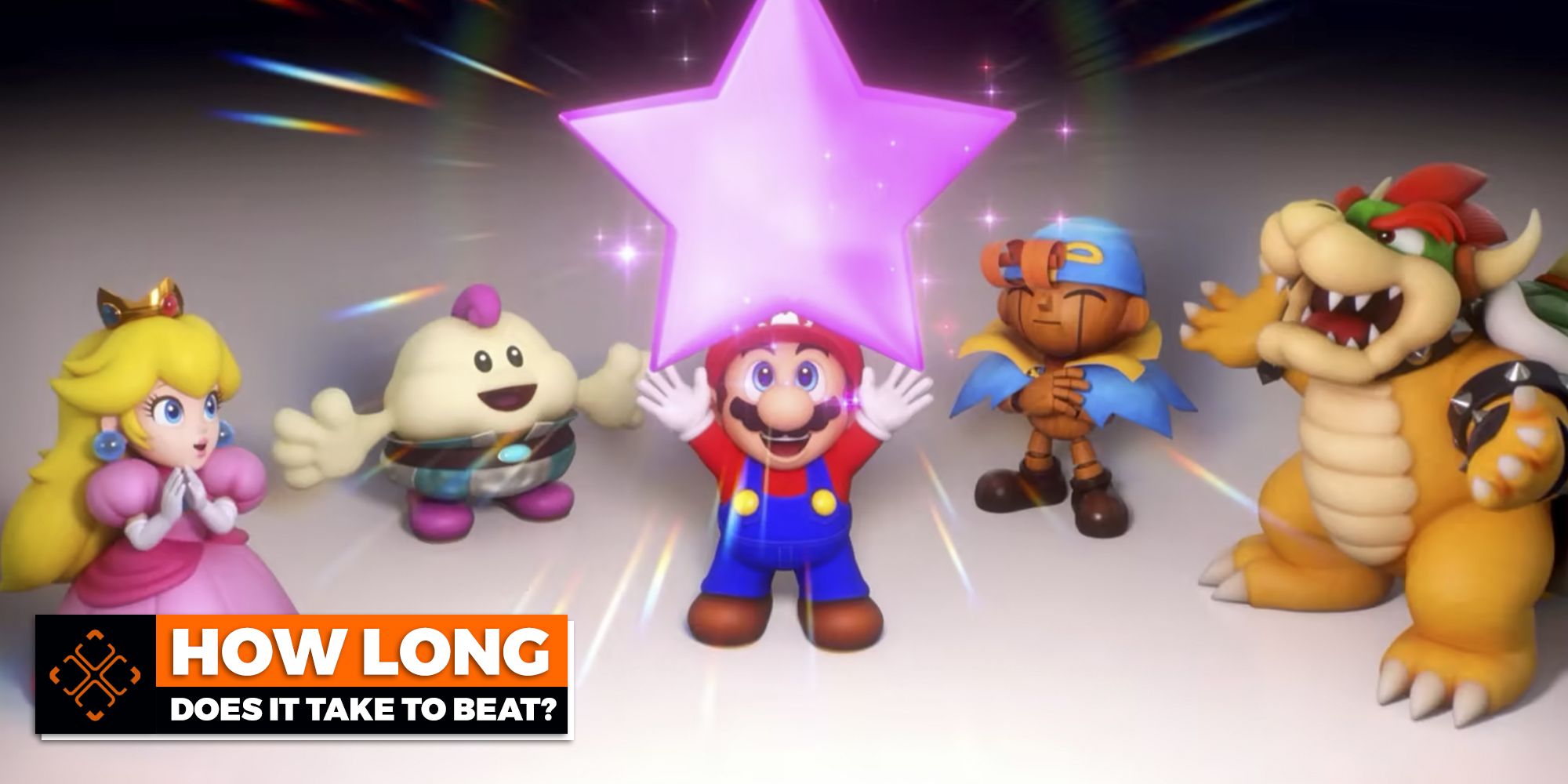 Game screen from Super Mario RPG.