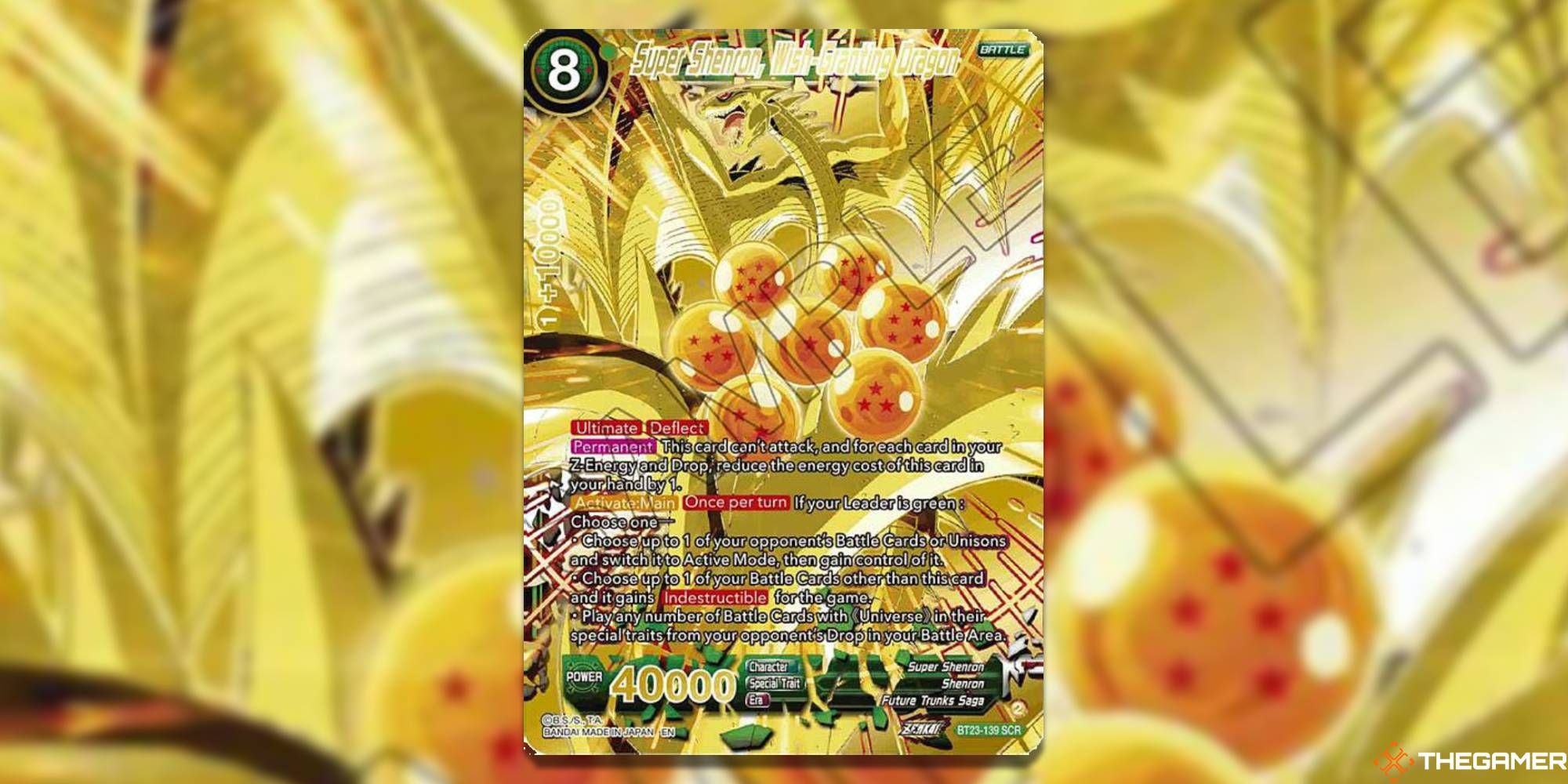 Super Shenron, Wish-Granting Dragon