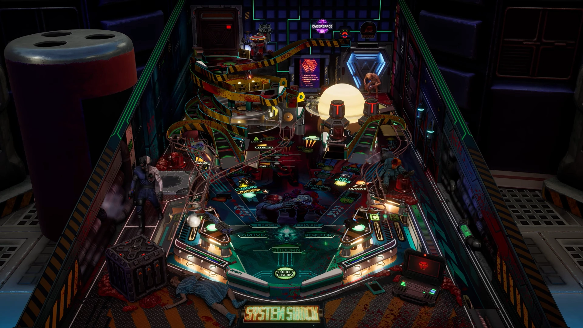 Pinball M's System Shock table.