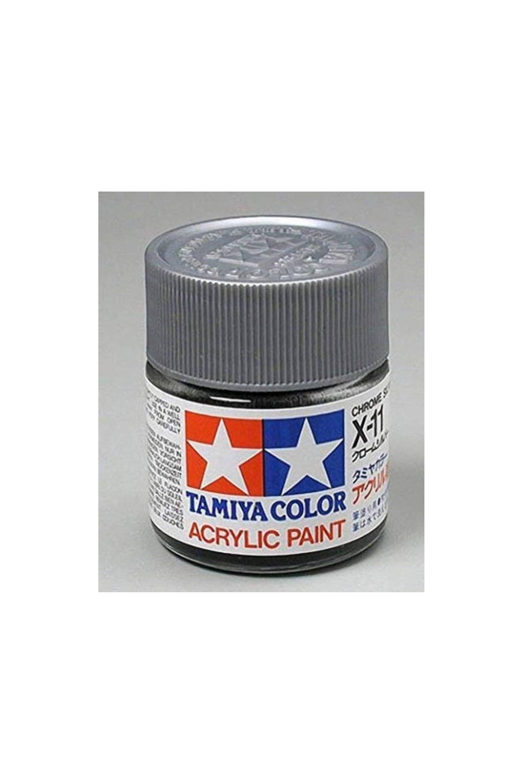 Tamiya Color Acrylic Paint 0.77 Fl Oz - Silver