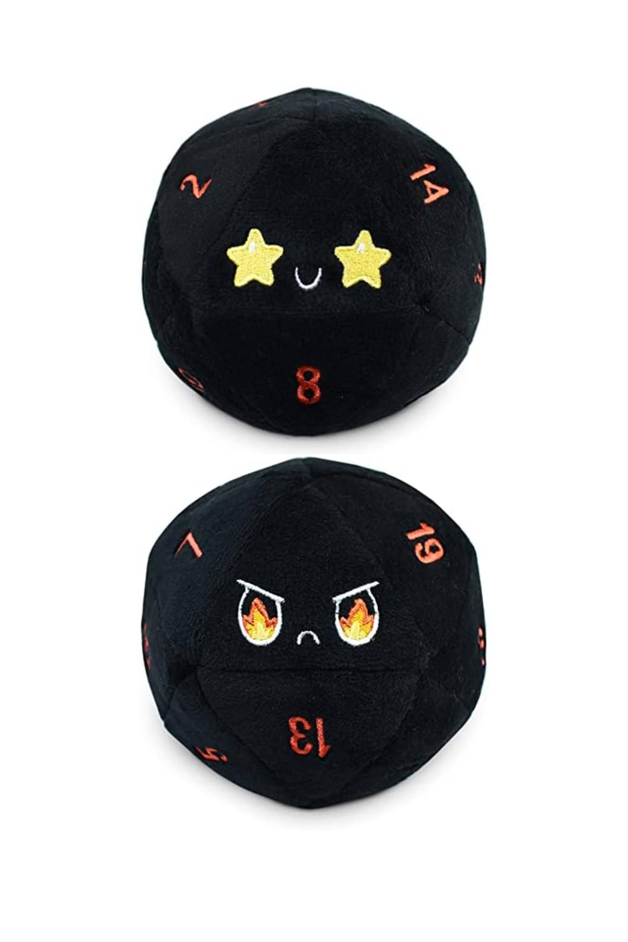 TeeTurtle D20 Starry & Fire Eyes Classic Plushie