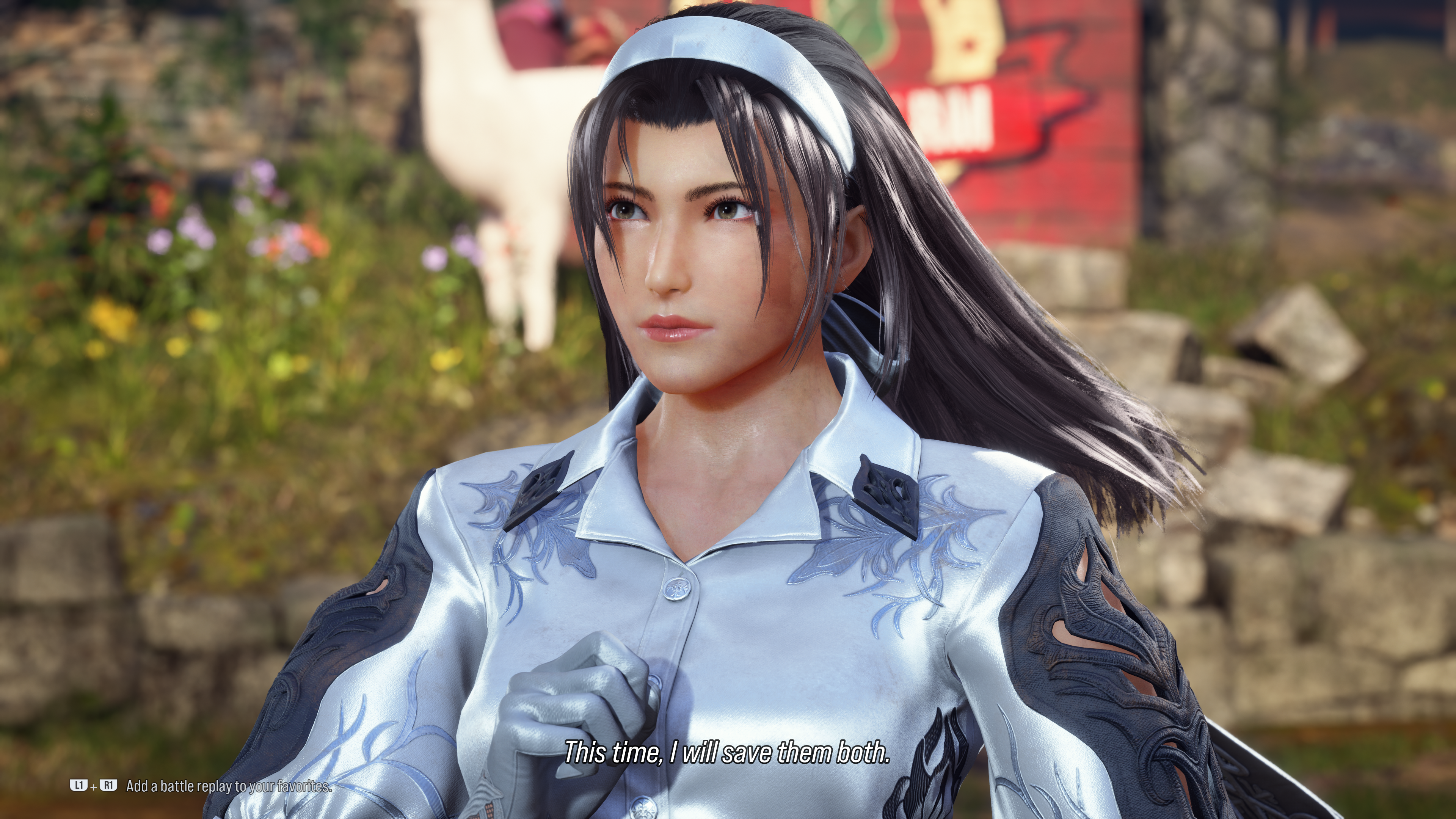 Jun's Victory Screen in Tekken 8