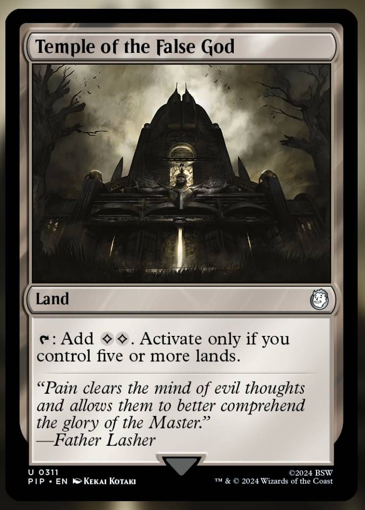 Temple of the false God
