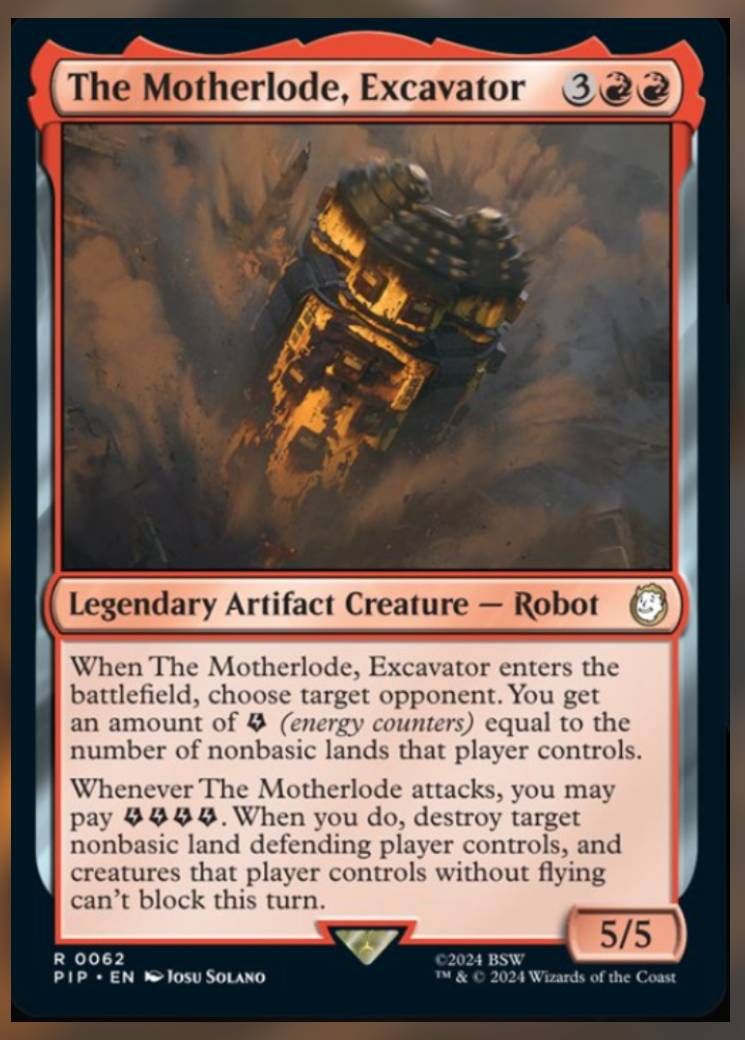 The Motehrlode, Excavator