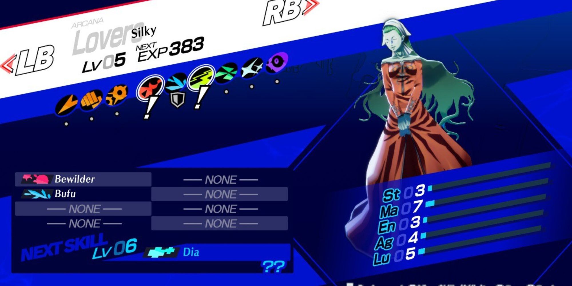 the silky persona in persona 3 reload
