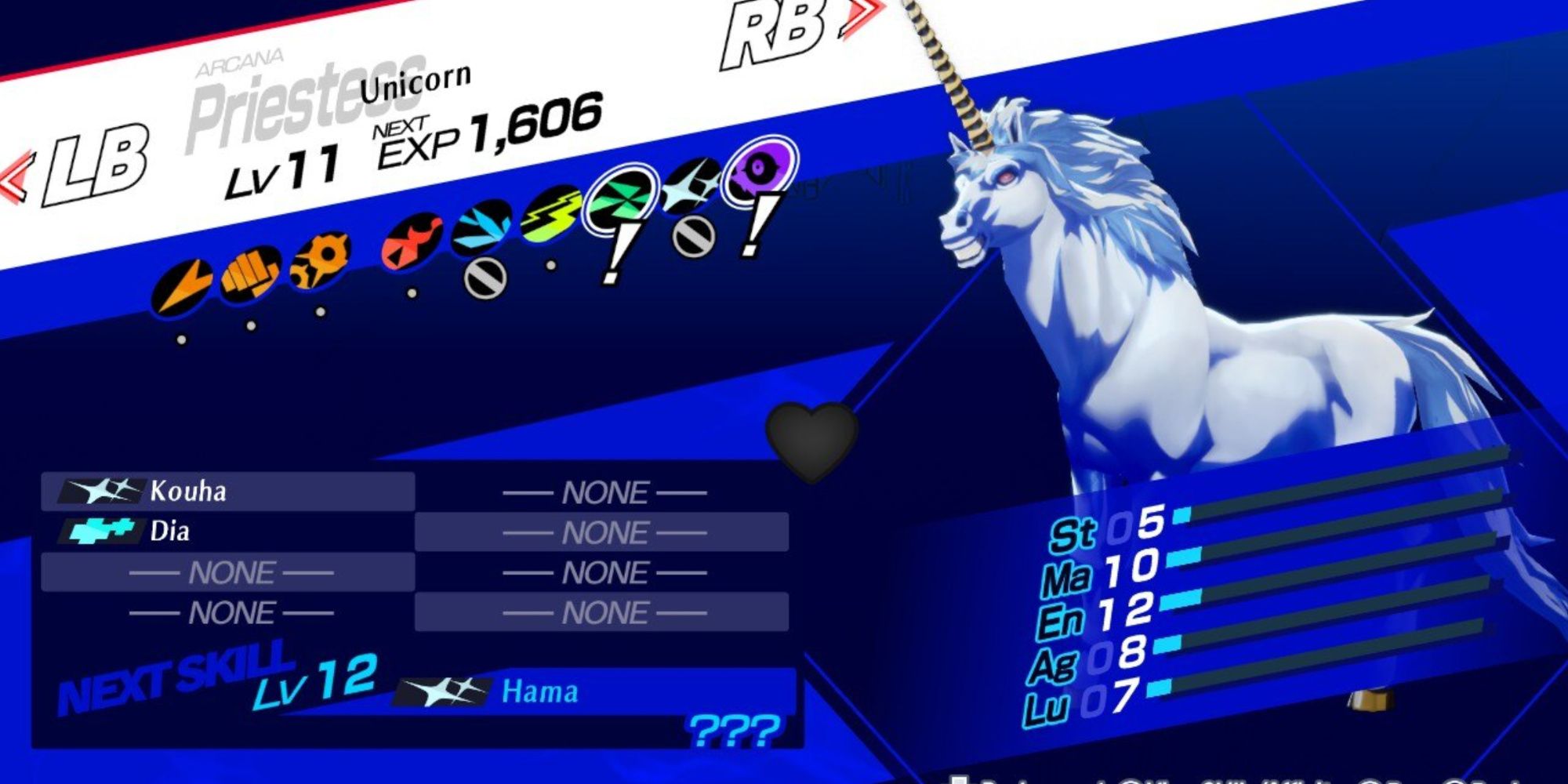 the unicorn persona in persona 3 reload
