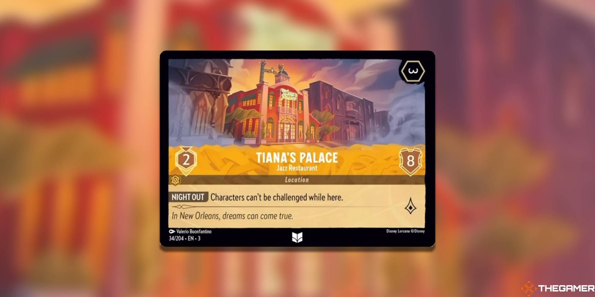 Tiana's Place Lorcana Card