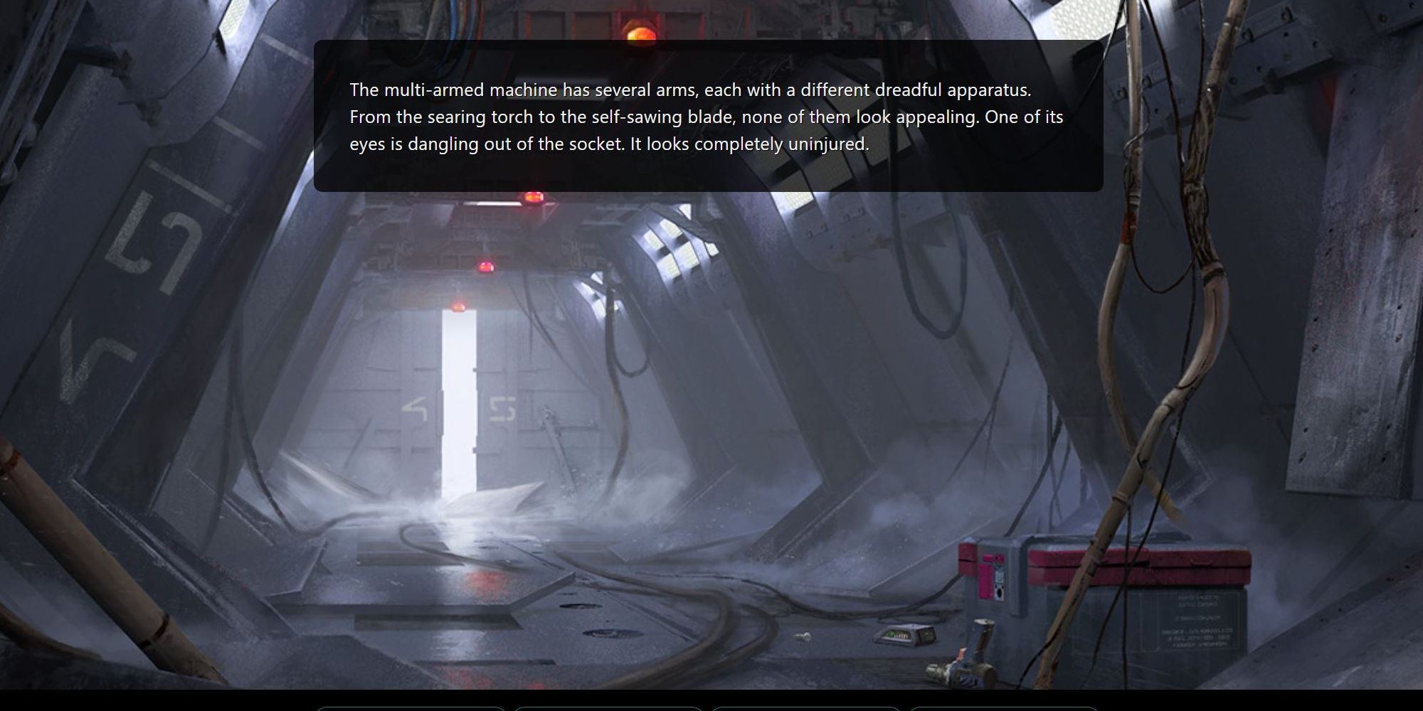 Trigaea Text Survival Game Inside A Wrecked Spaceship