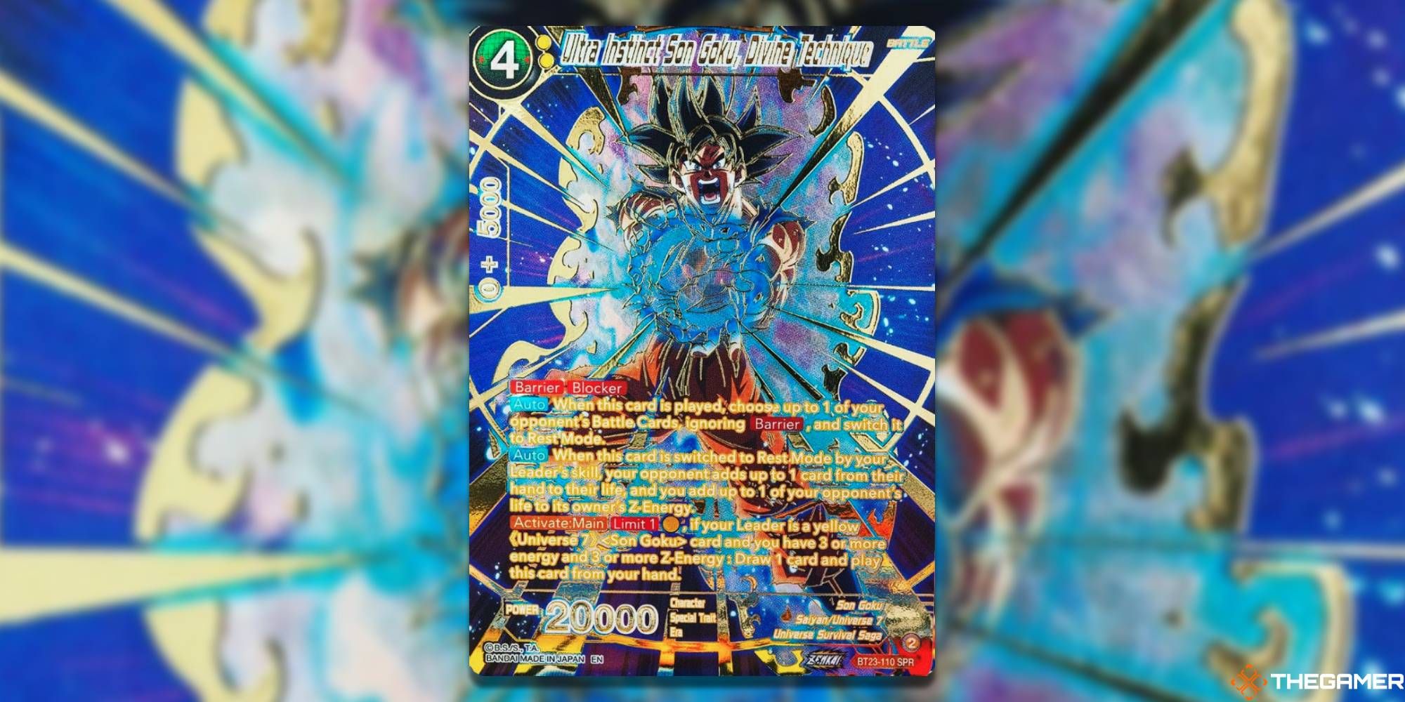 Ultra Instinct Son Goku, Divine Technique