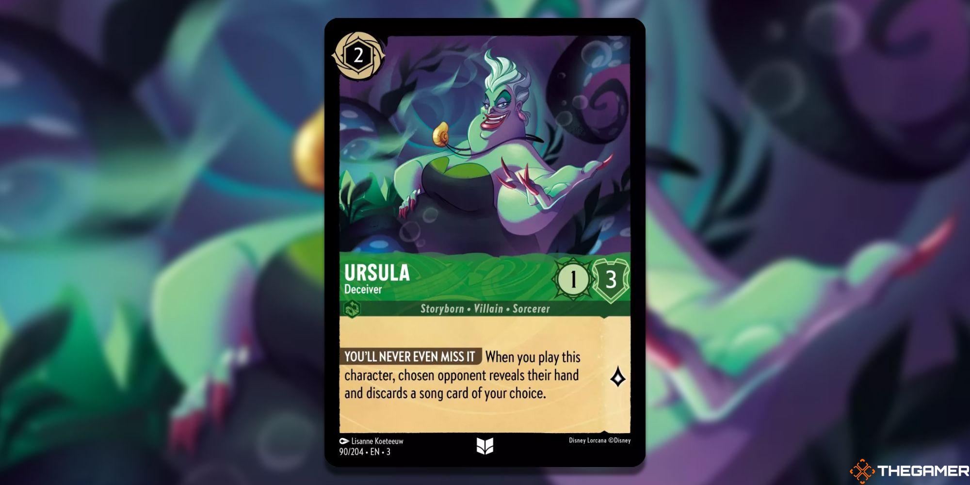 Disney Lorcana: Ursula, Deceiver card