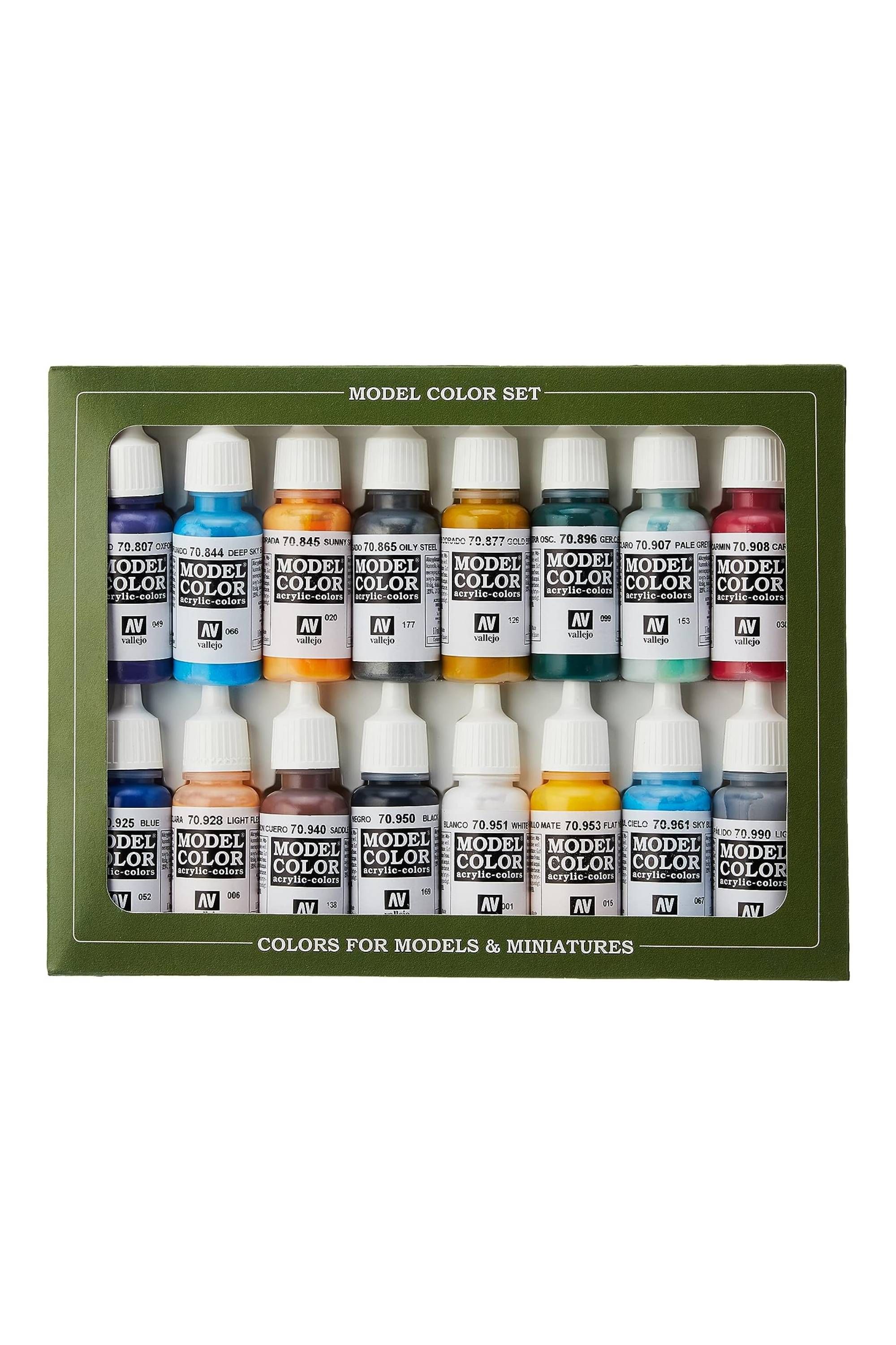 Vallejo Model Color Civil War Paint Set (16 Colors)
