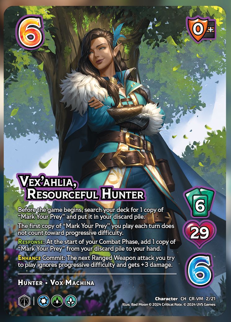 Vex'ahlia, Resourceful Hunter