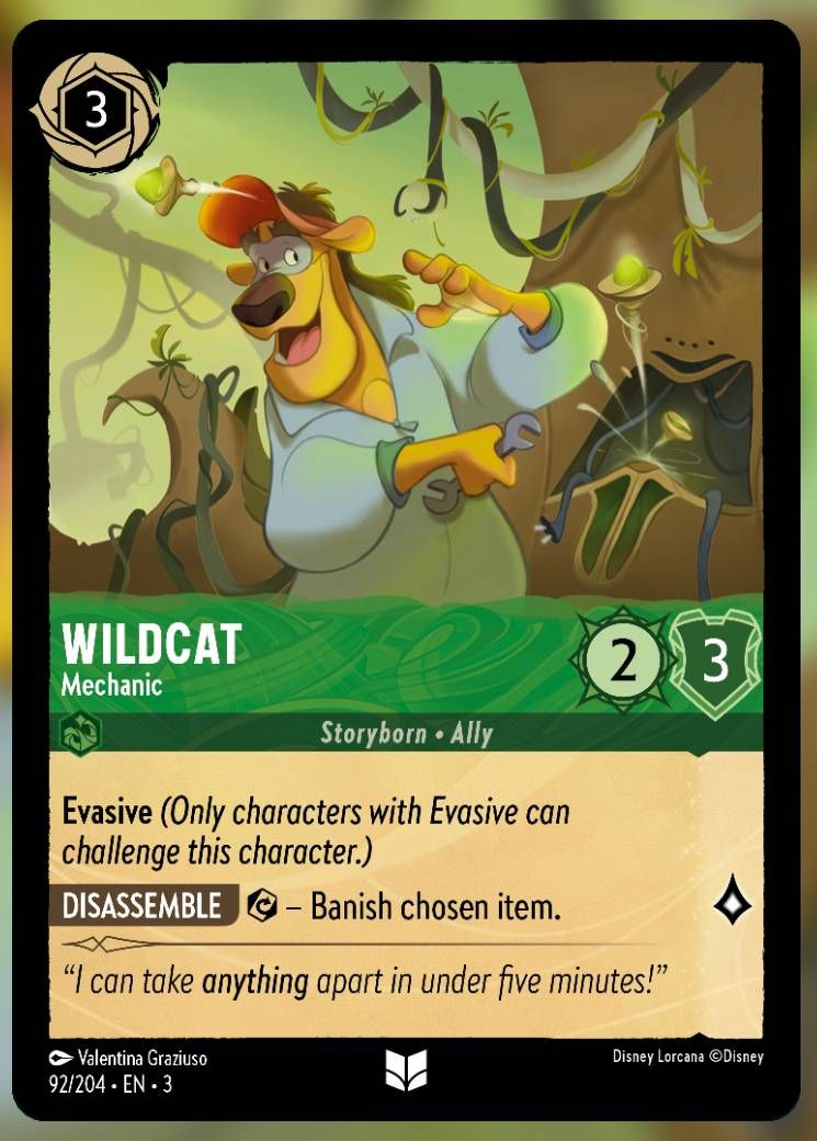 wildcat mechanic lorcana