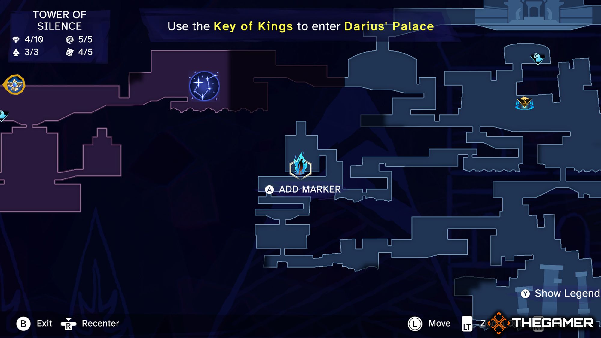 Xerxes Coin 5 Location In Tower Of Silence