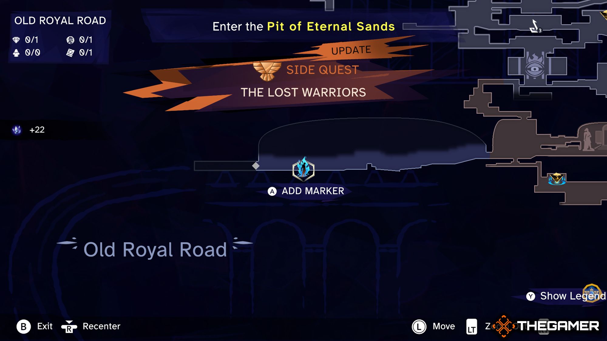 Xerxes Coin Location In Old Royal Road Map