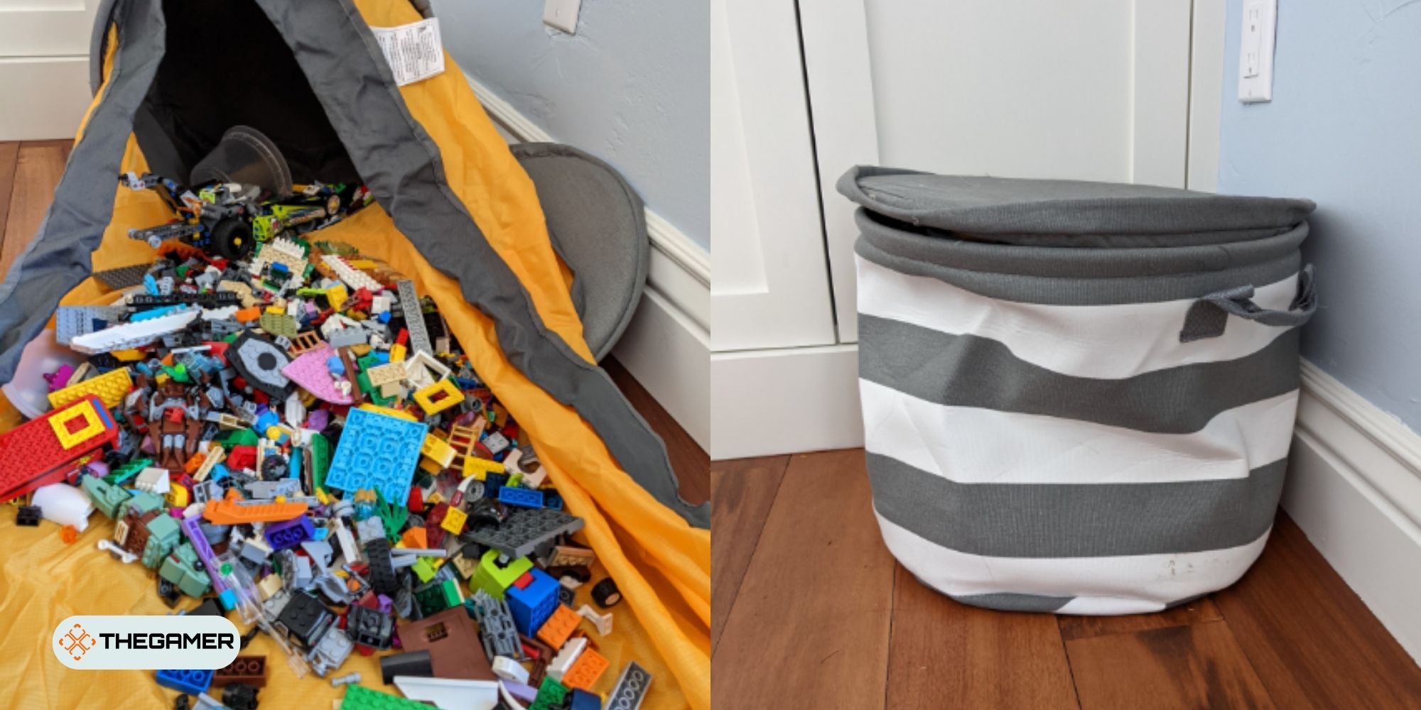Image of Toy Basket with Legos