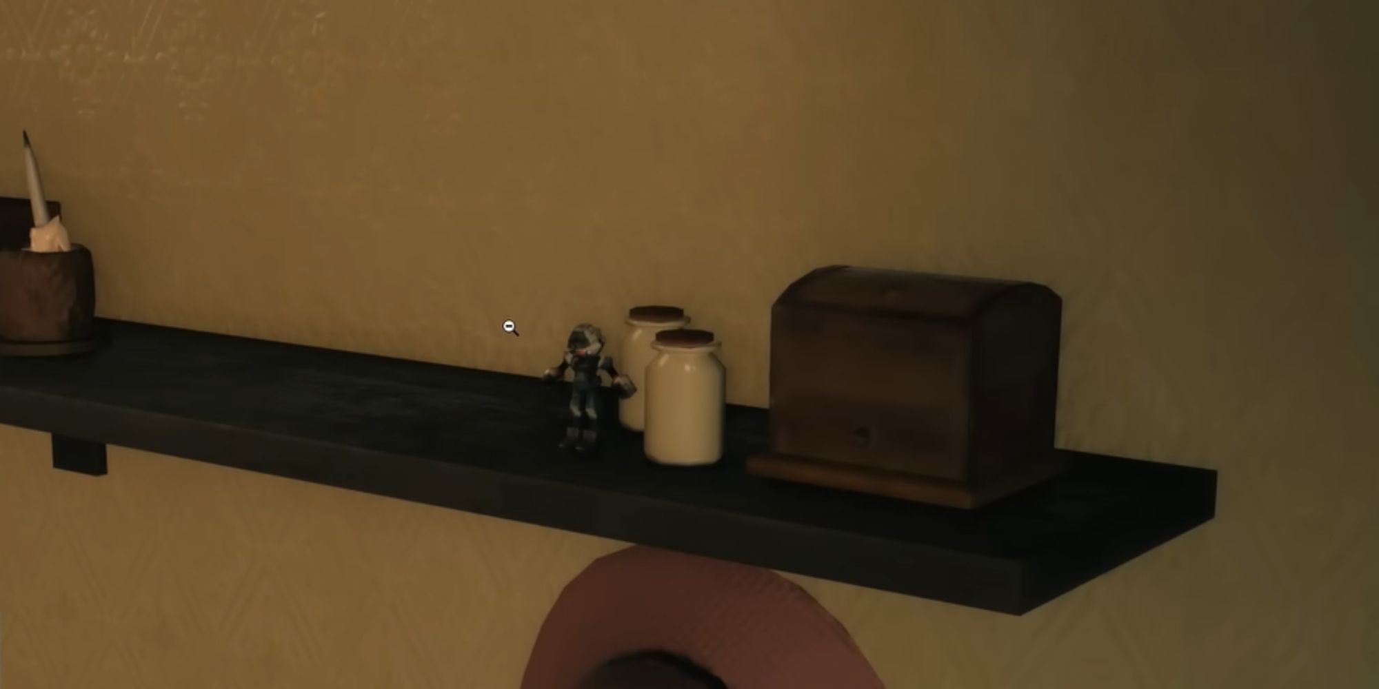 1/34 Figurine on a shelf in Final Fantasy 7 Rebirth