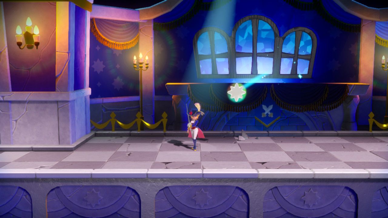 Princess Peach Showtime Peach inside the castle