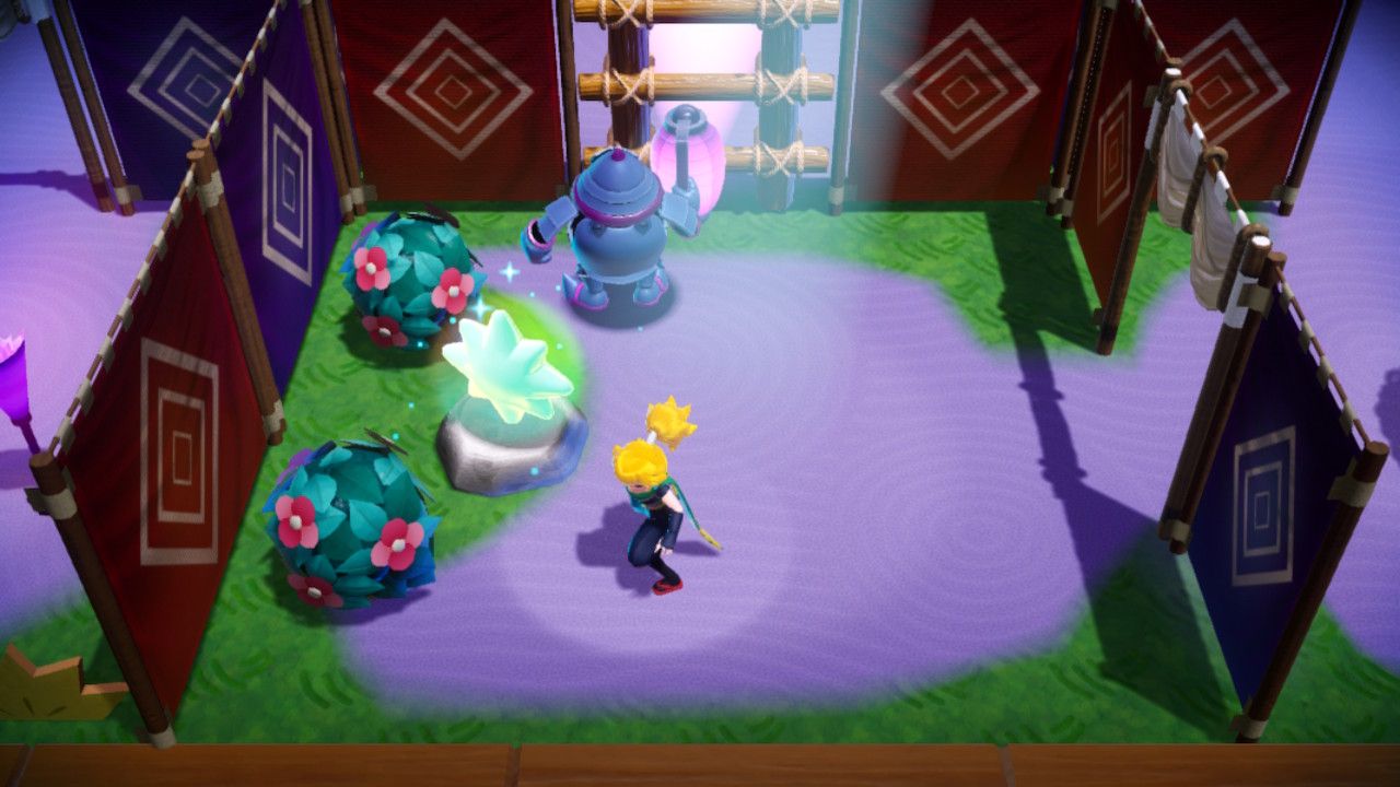 Princess Peach Showtime Peach finding a Gem in the middle of the maze