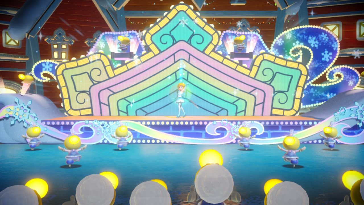 Princess Peach Showtime Peach on the glowing parade float