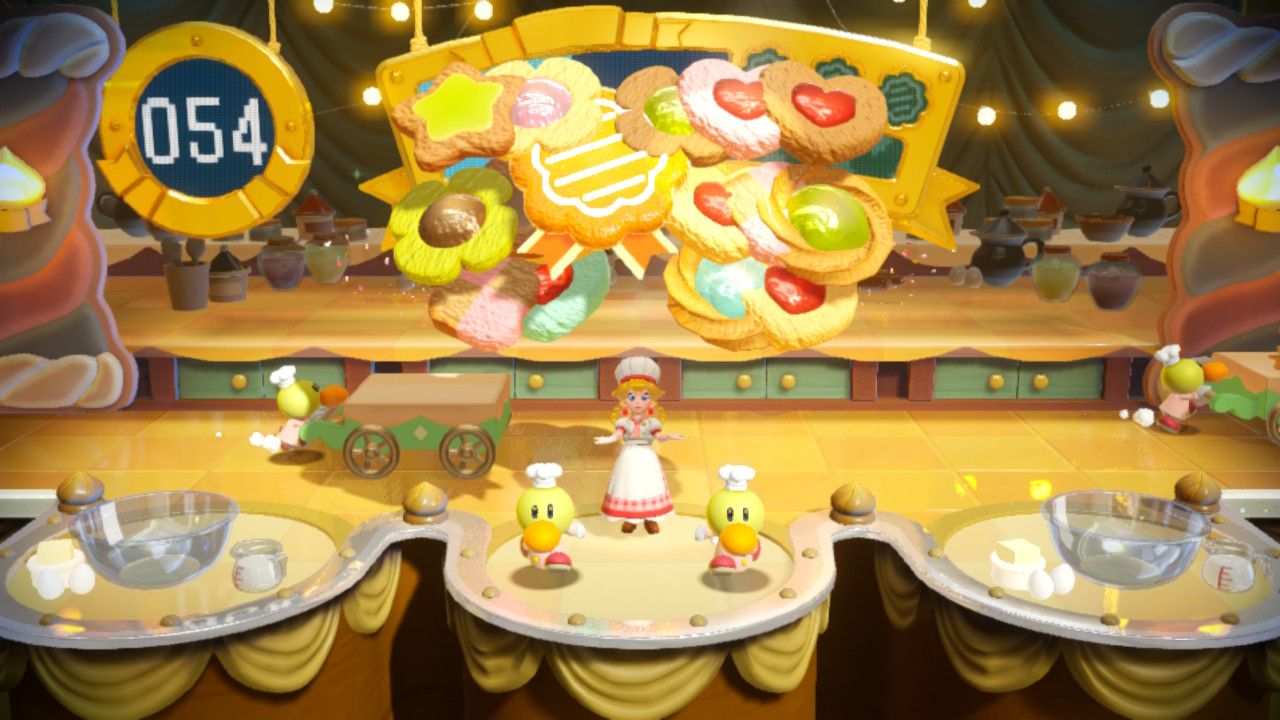 Princess Peach Showtime Peach with the special cookie