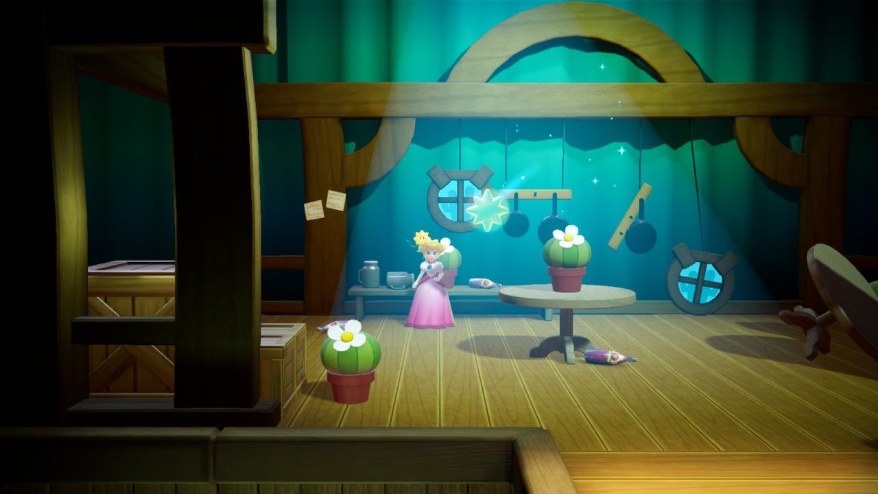 Princess Peach Showtime Peach making the plant pots bloom