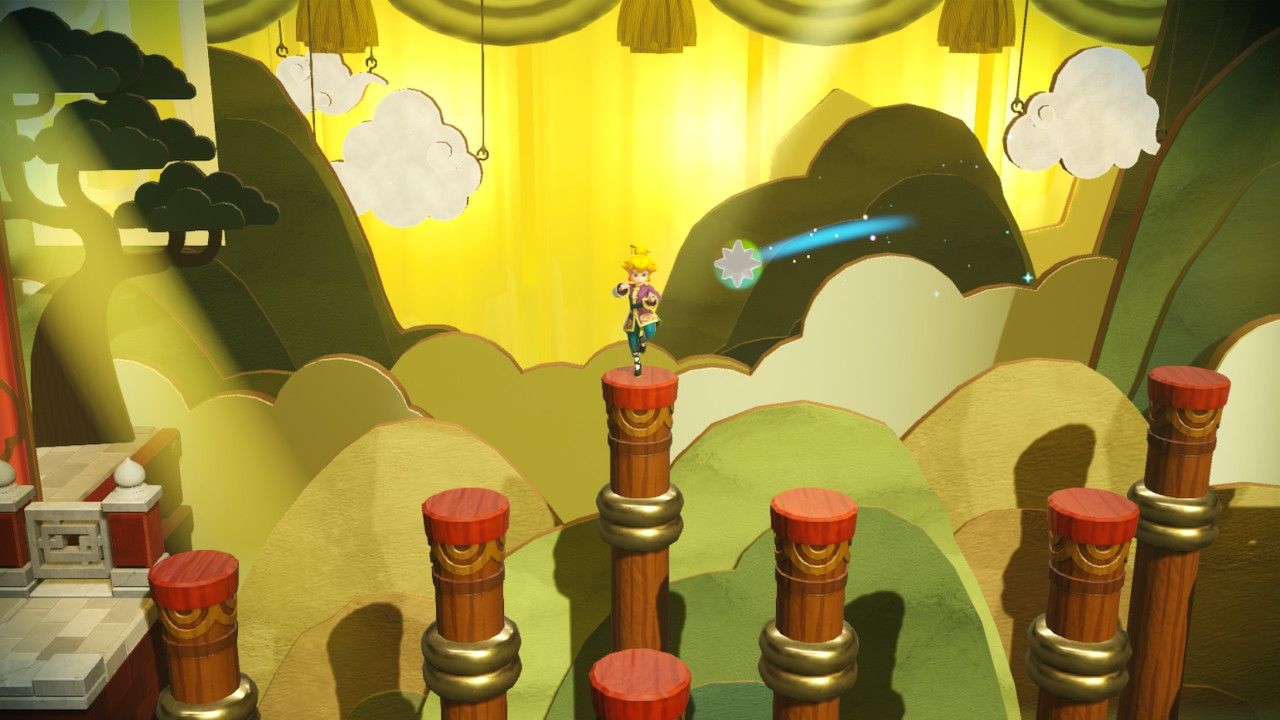 Princess Peach Showtime Peach undefeated on the red poles