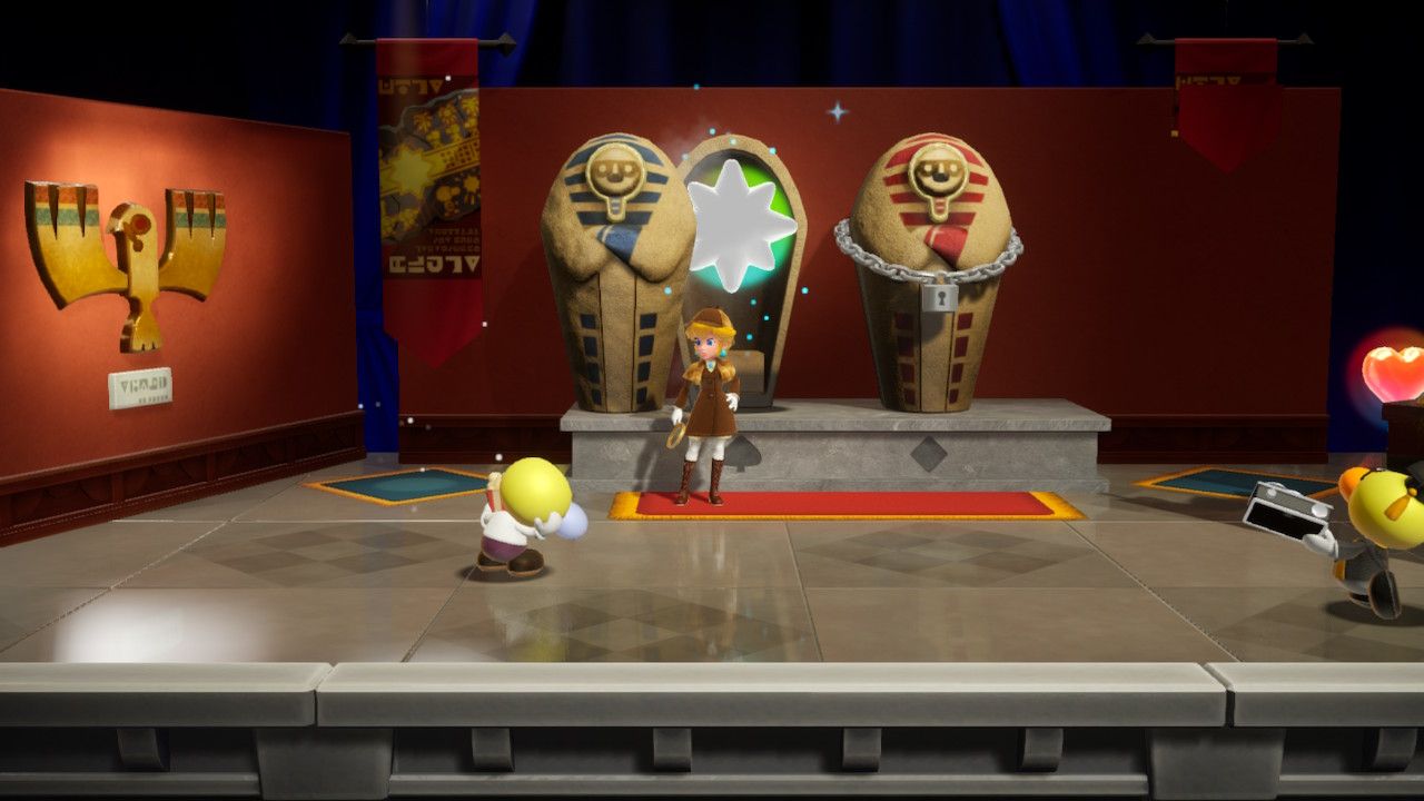 Princess Peach Showtime, Peach opening the Spades sarcophagus 