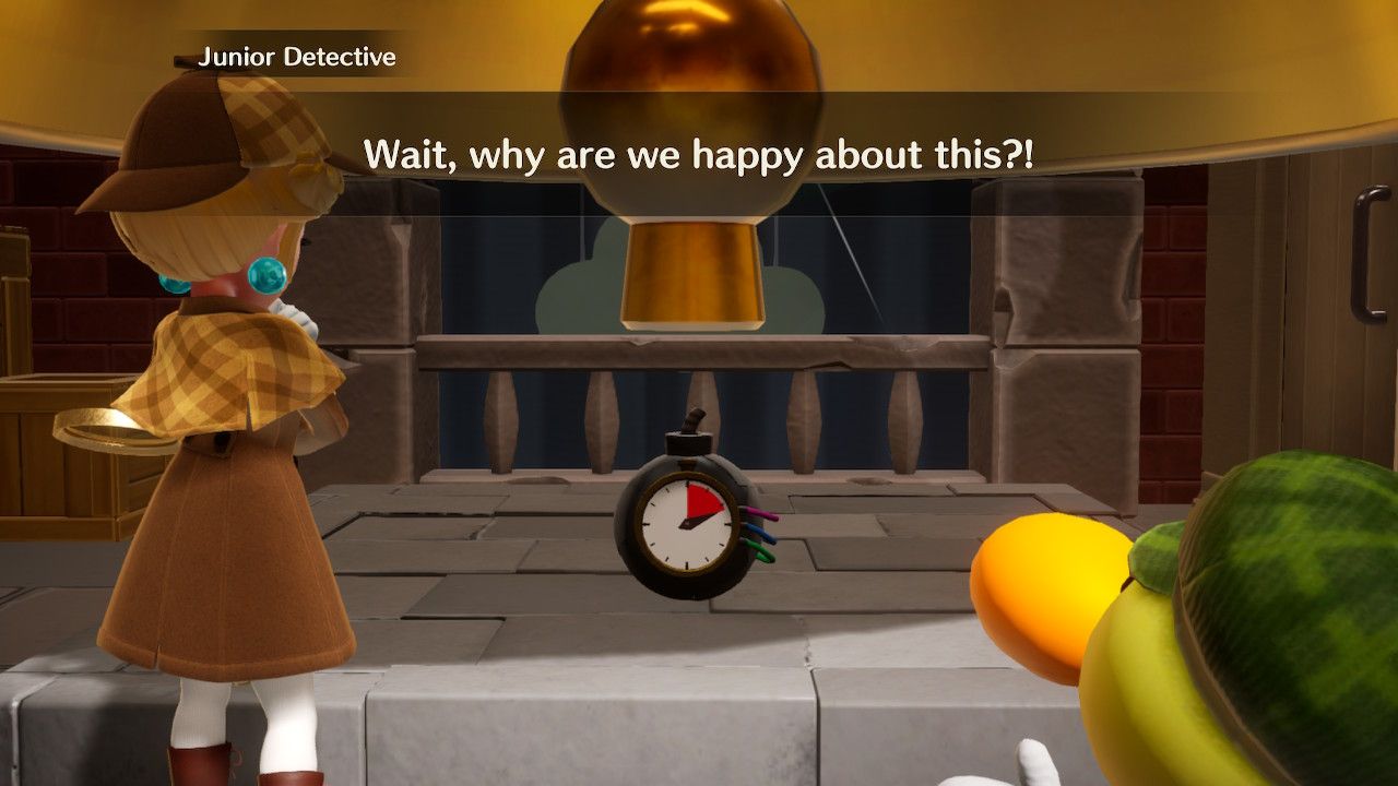 20240319Princess Peach Showtime, Peach finding the bomb