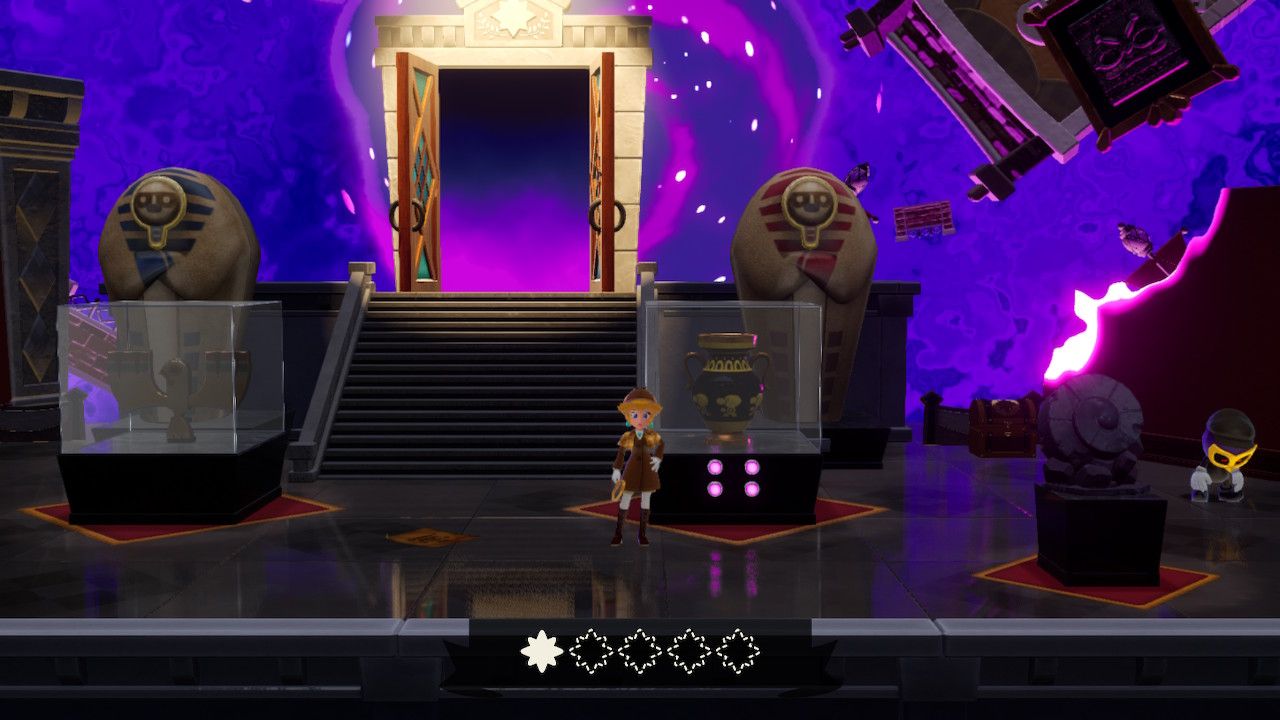 20240319Princess Peach Showtime, Peach activating the Dark Museum's fourth exhibit