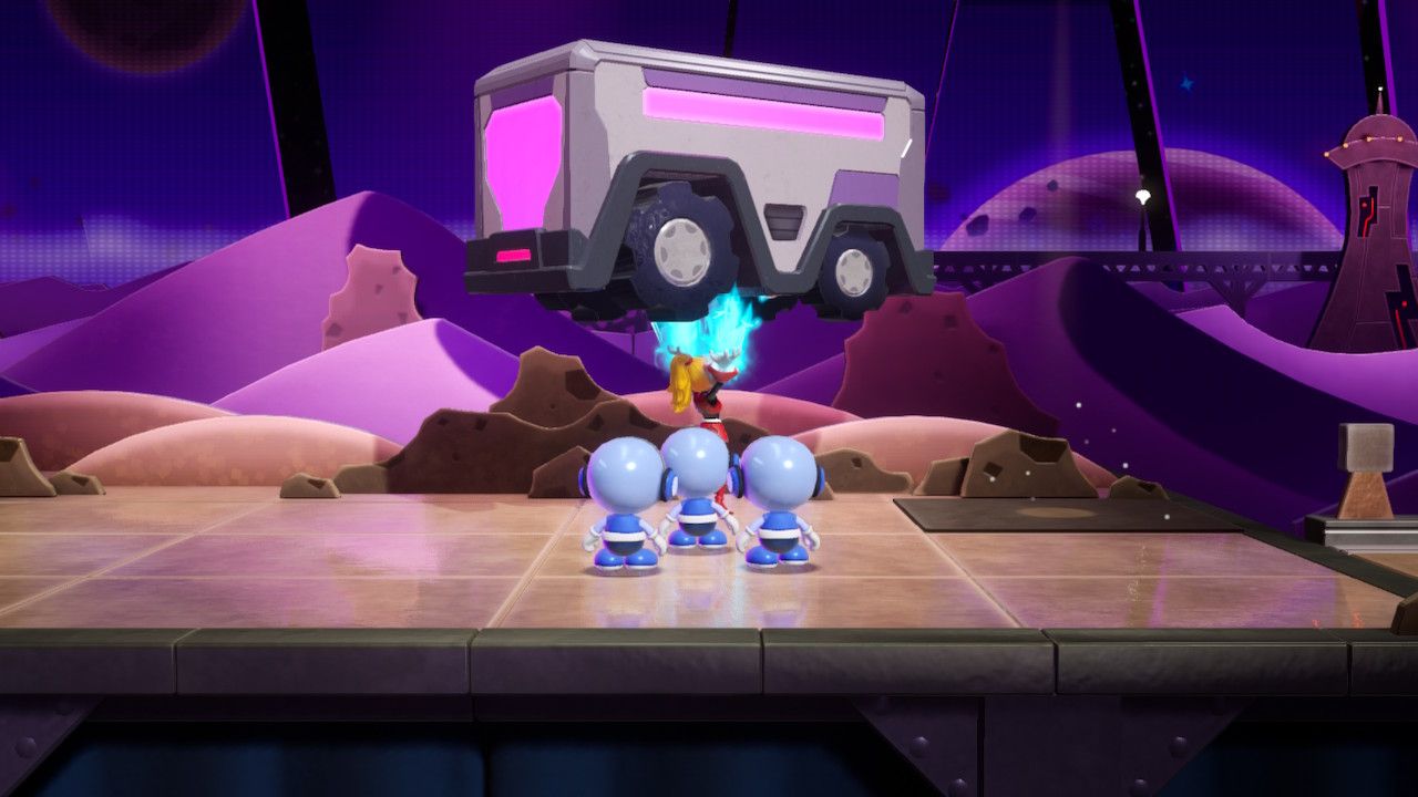 Princess Peach Showtime Mighty Peach finding a Gem under a bus